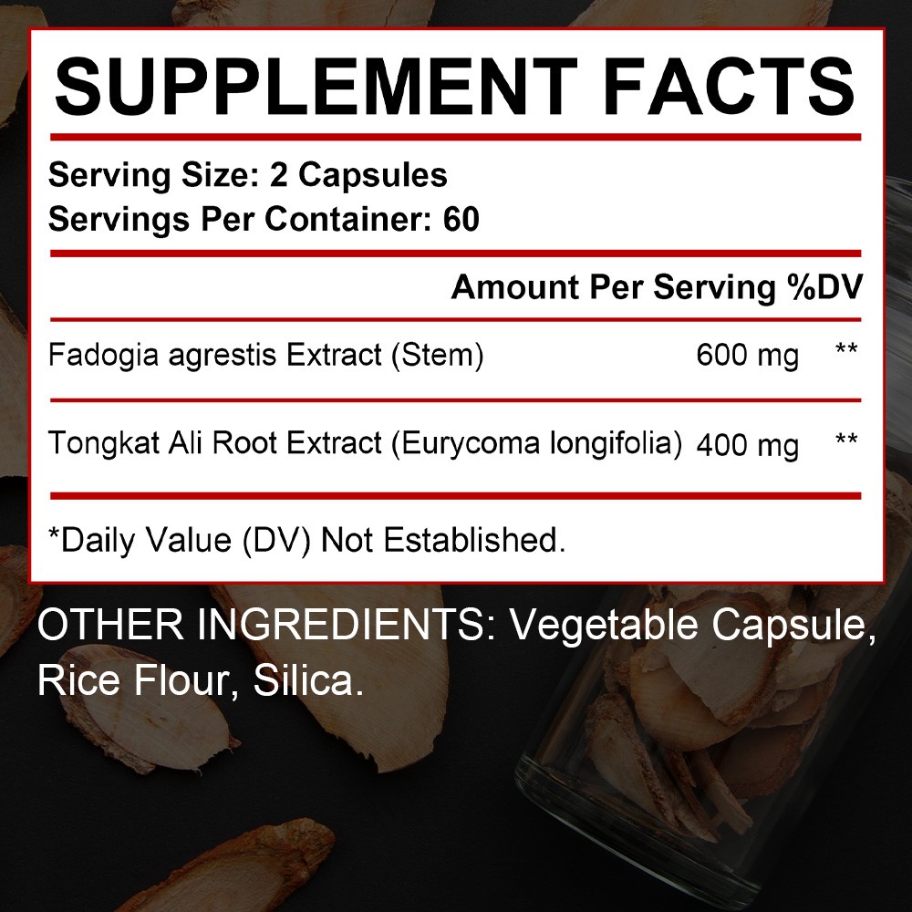 Bunkell 30/60/120 Caps-Maximum Strength Support for Men Vitality & Performance