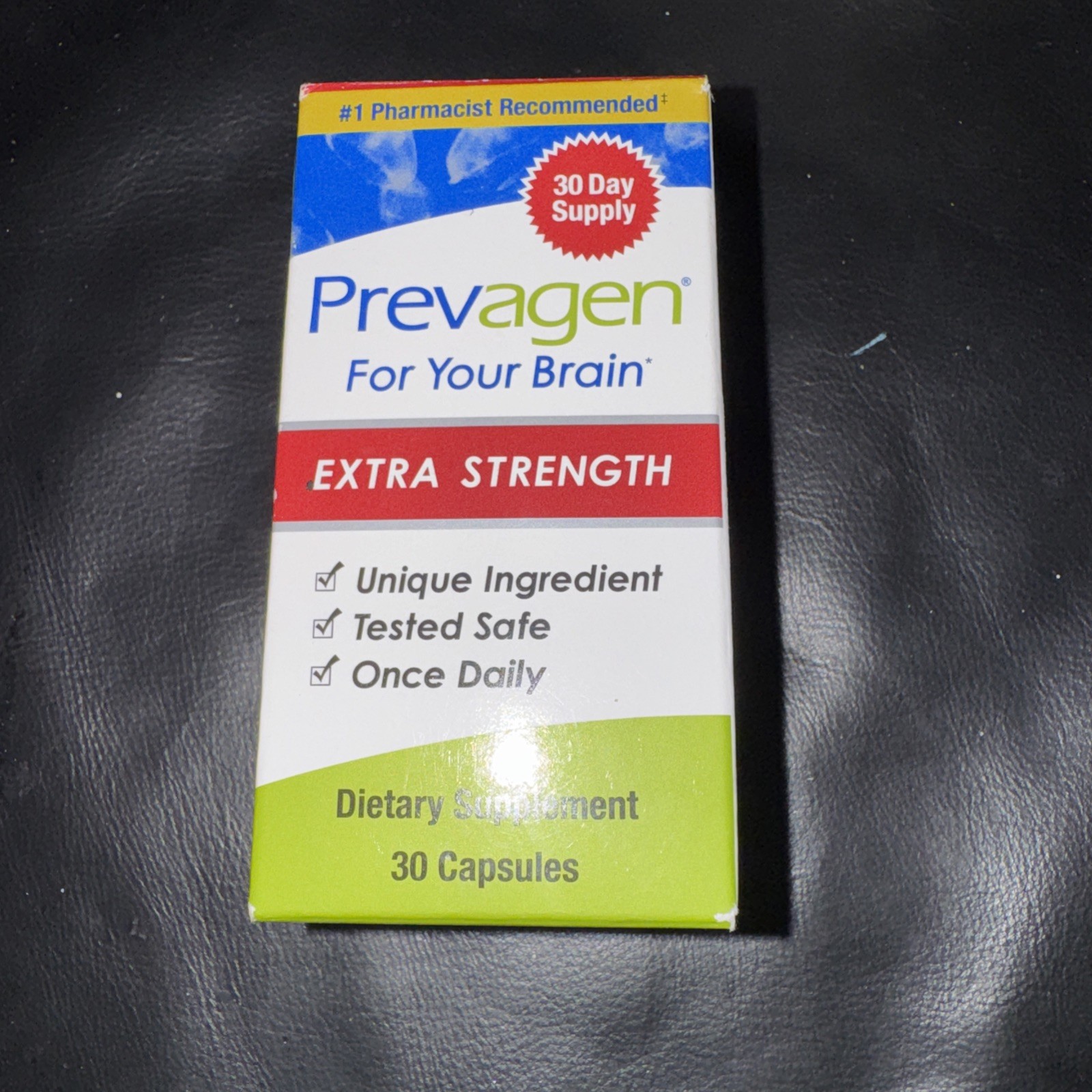 PREVAGEN FOR YOUR BRAIN EXTRA STRENGTH – 30 CAPSULES SEALED NEW FREE SHIPPING