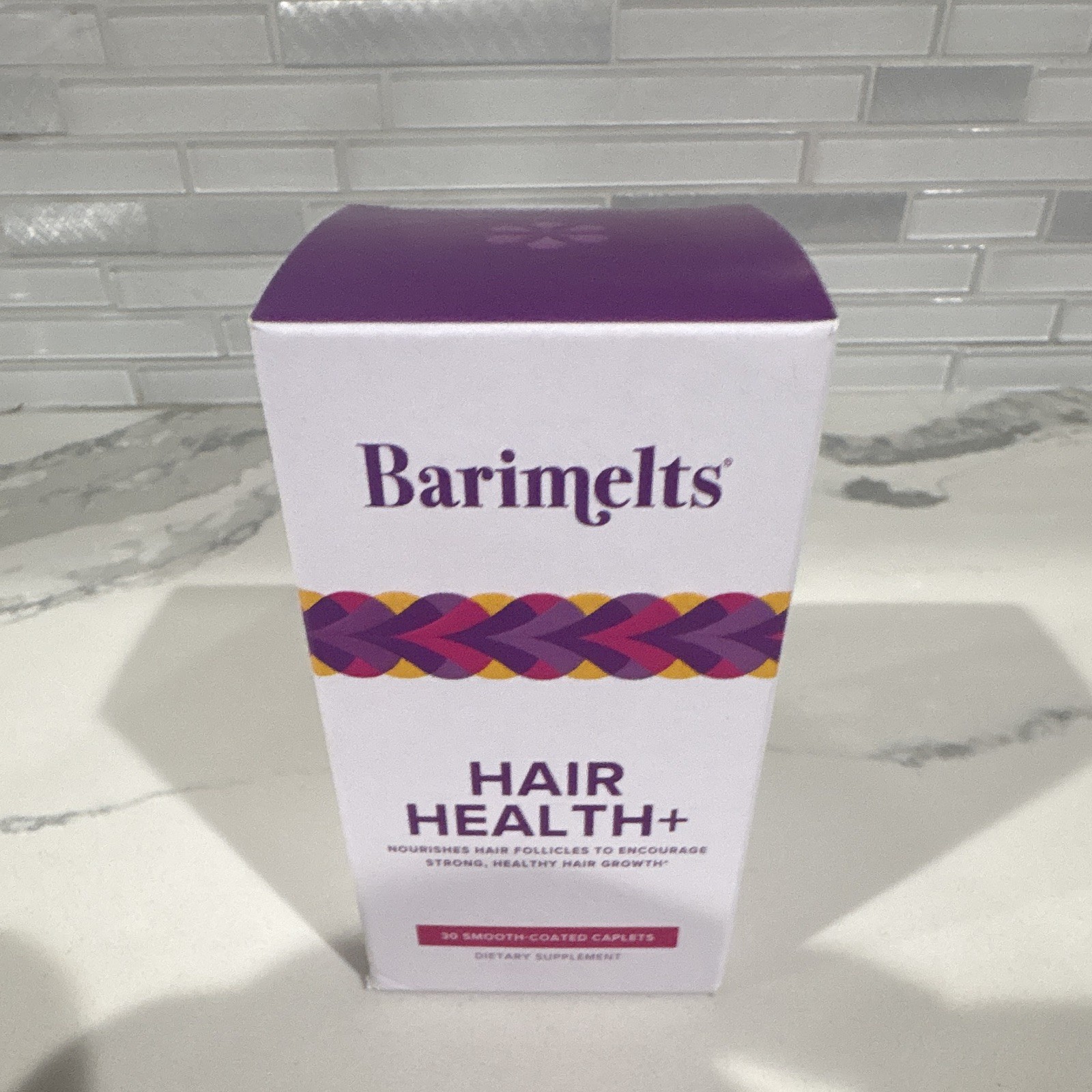 *NEW* Barimelts Hair Health+ Hair Growth Support, Easy to Swallow Caplets, 30 Ct