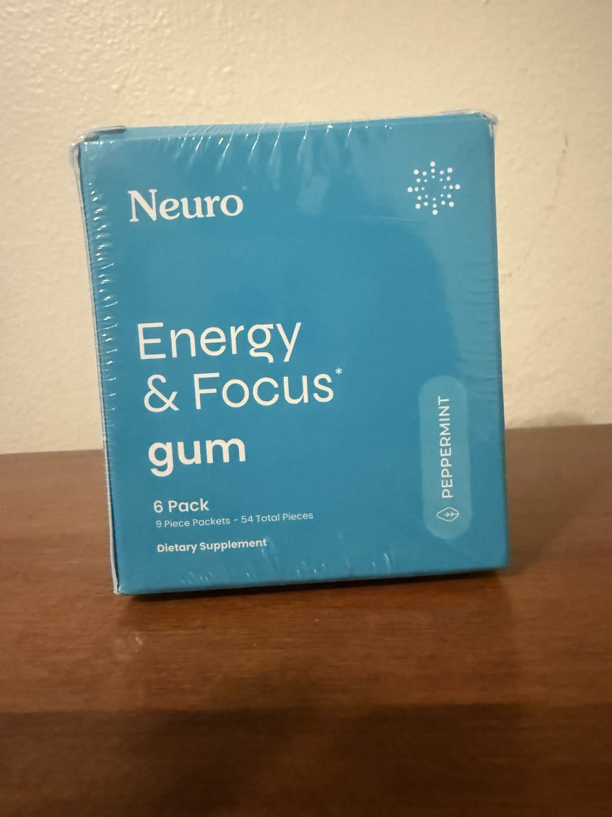 Neuro Gum Peppermint Aspartame-Free Gluten-Free 6 pack