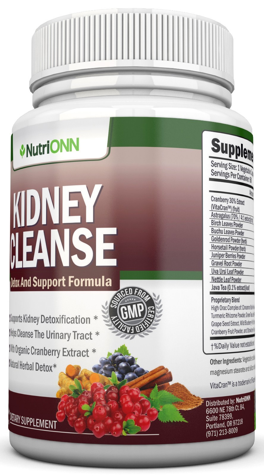 KIDNEY CLEANSE – Detox and Support For Urinary Tract, Bladder and Kidneys