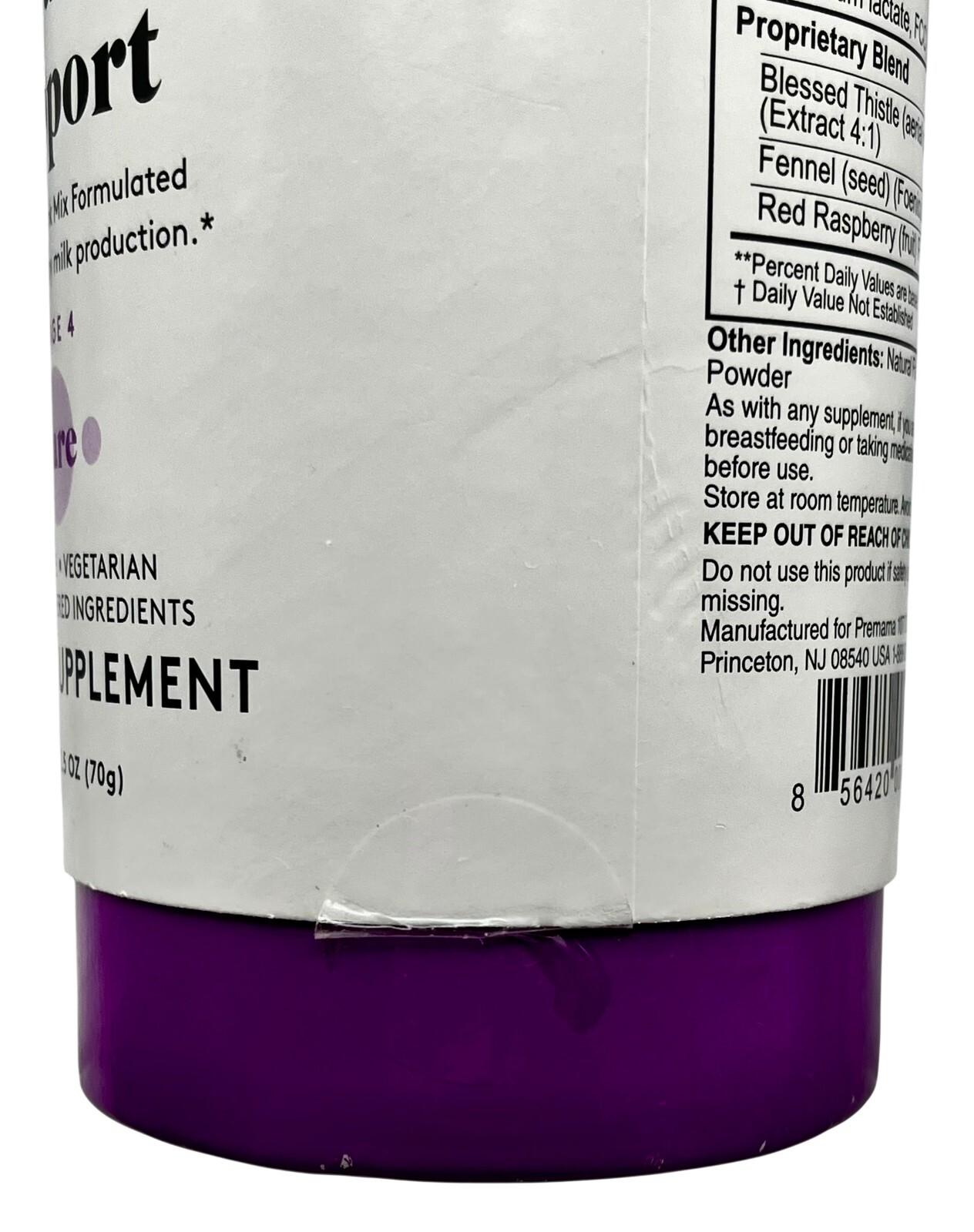 Premama Lactation Support Dietary Supplement Mixed Berry 28 Day Supply Exp 07/25