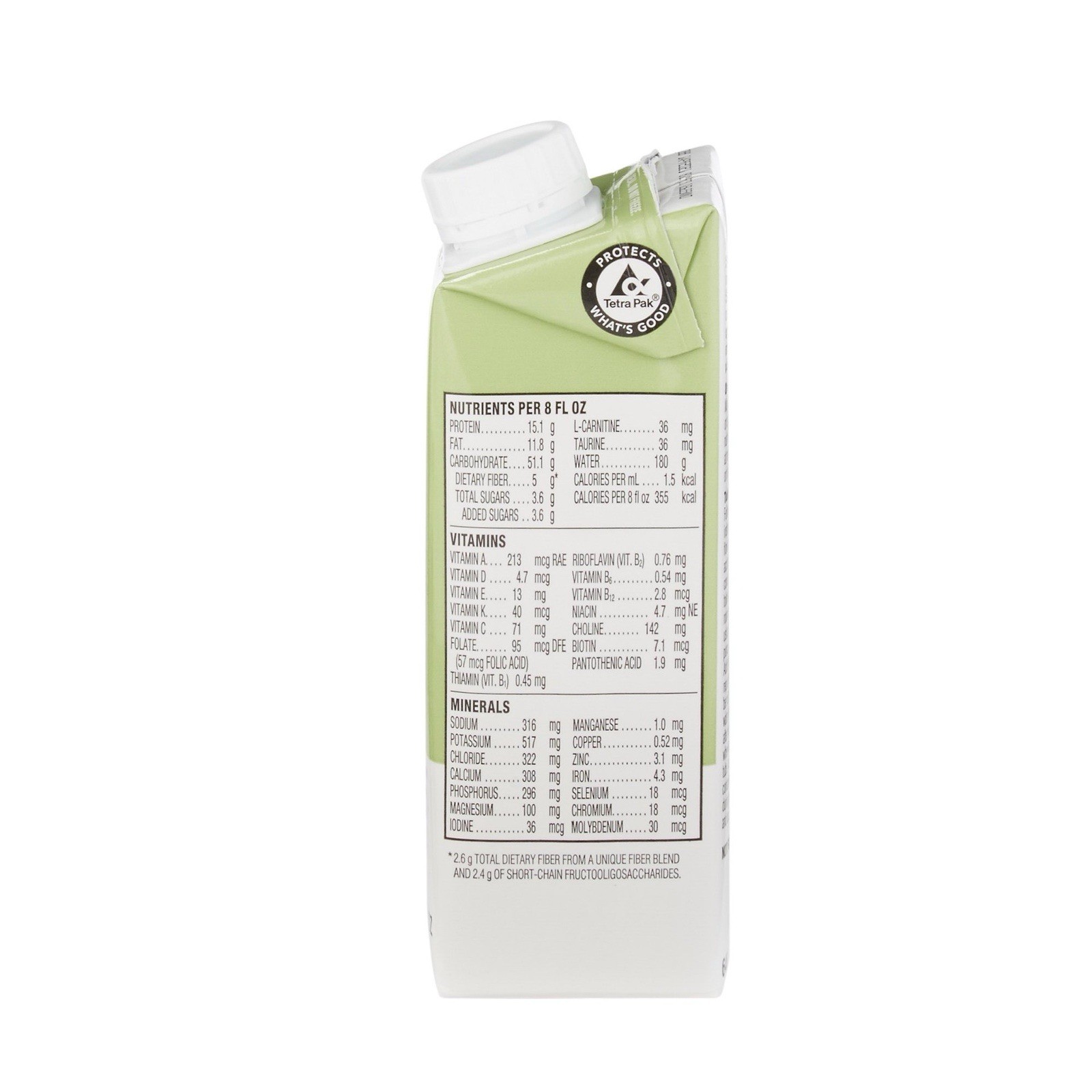 Jevity 1.5 Cal Tube Feeding Formula with Fiber, 8 Oz Recloseable Carton, 24/Case