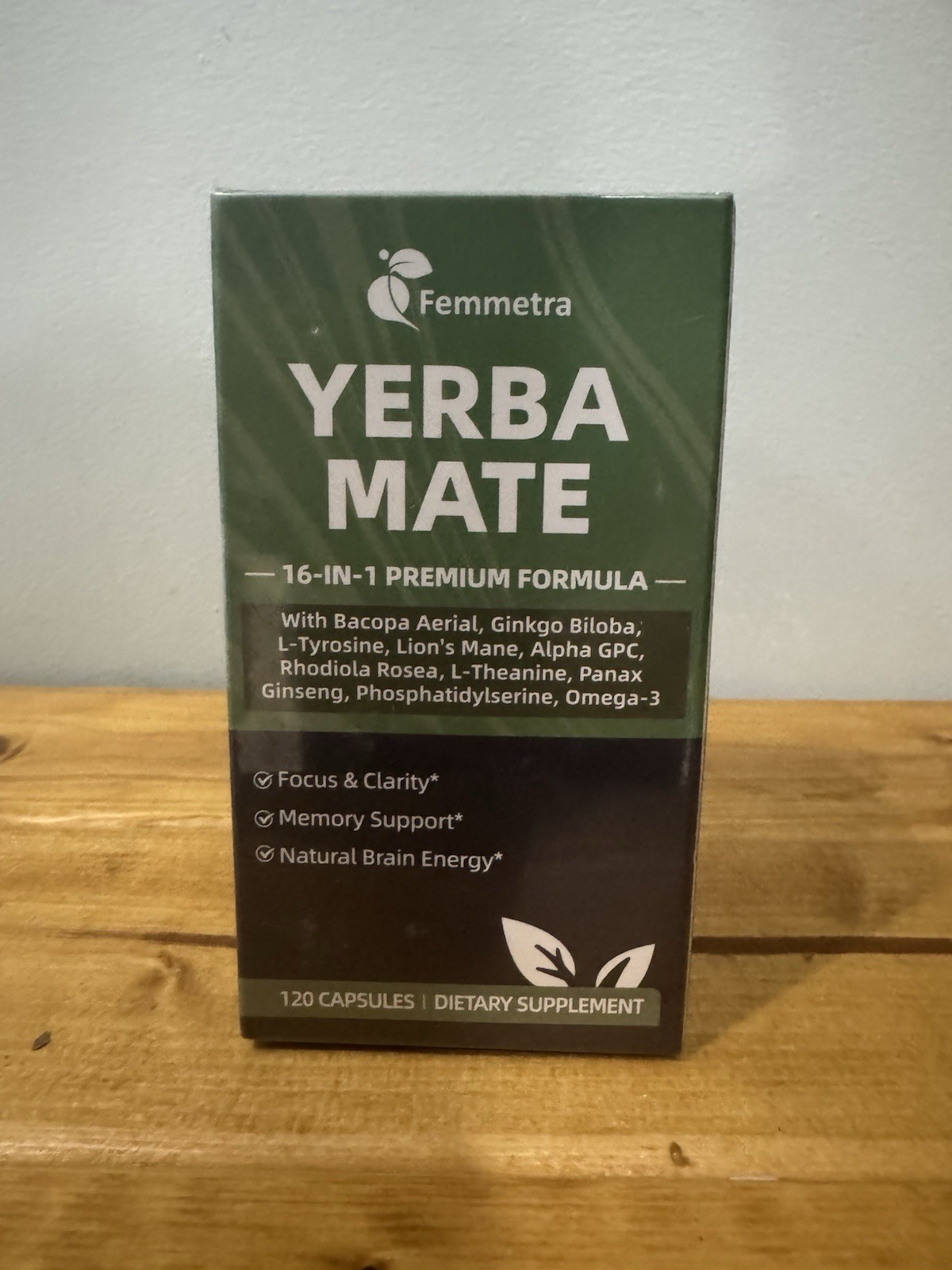 Yerba Mate 16-in-1 Premium Capsules, 120ct