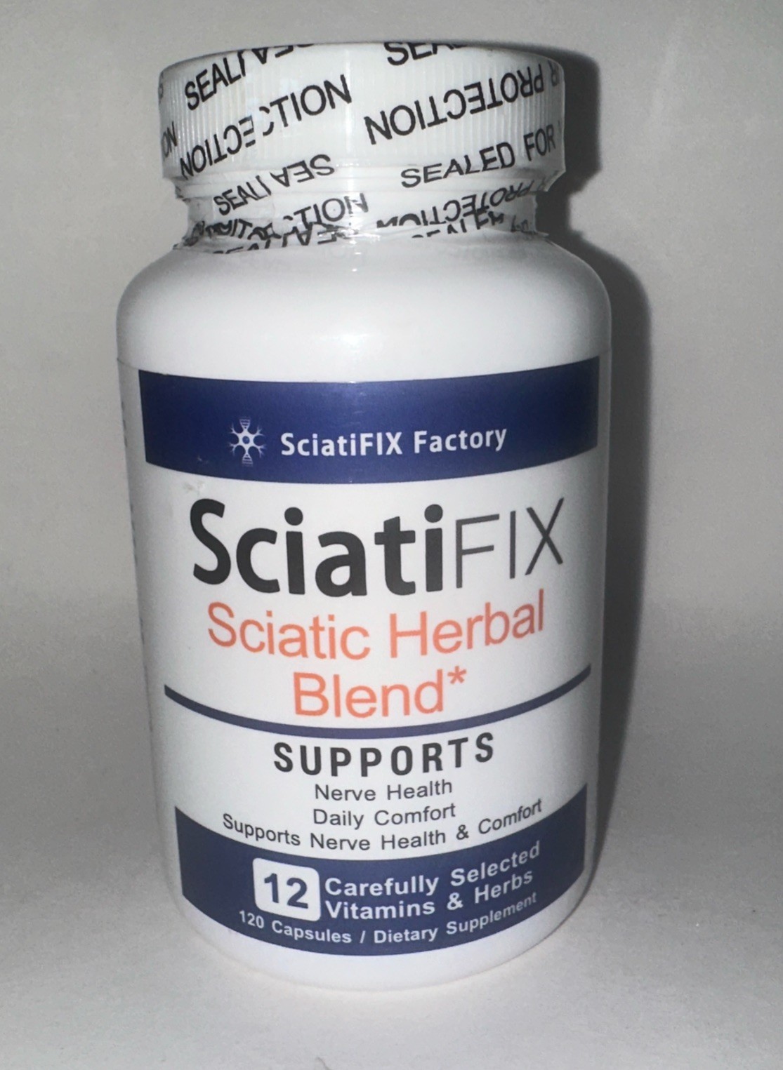 SciatiFIX Factory Sciatic Herbal Blend 120 Capsules Nerve Health Supplement