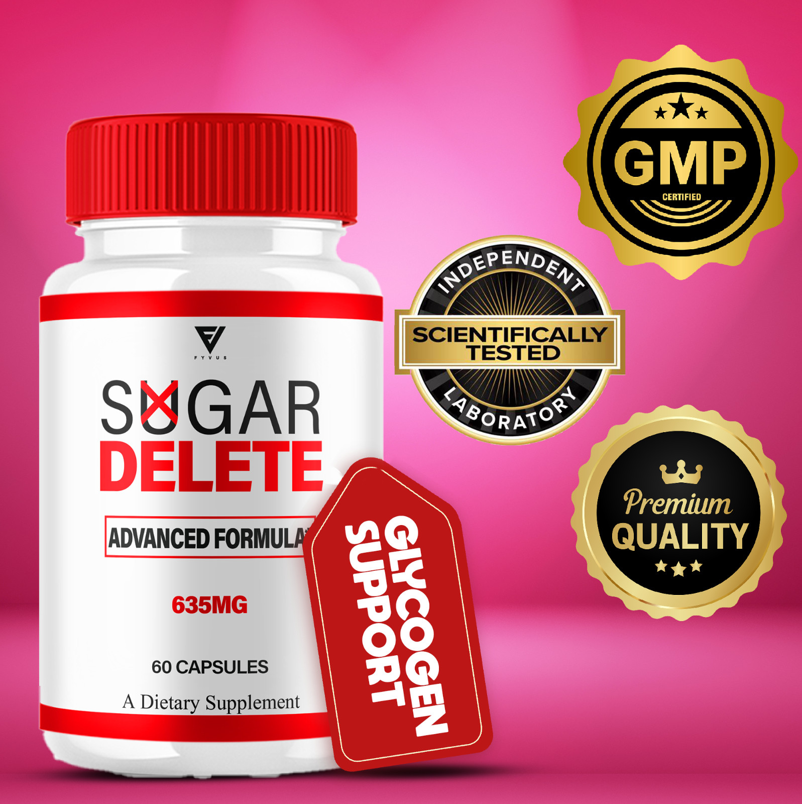 (3 Pack) Sugar Delete Glycogen Pills, SugarDelete Max Strength (180 Capsules)