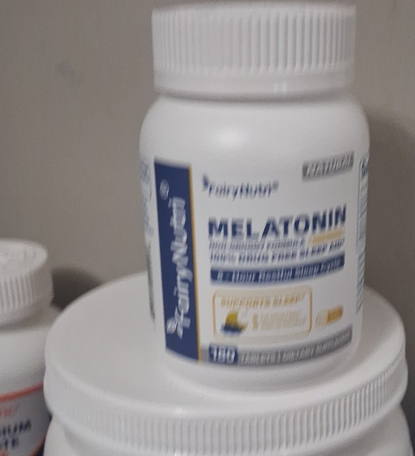 FairyNutriz Melatonin 5mg Sleep Support Tablets 180ct