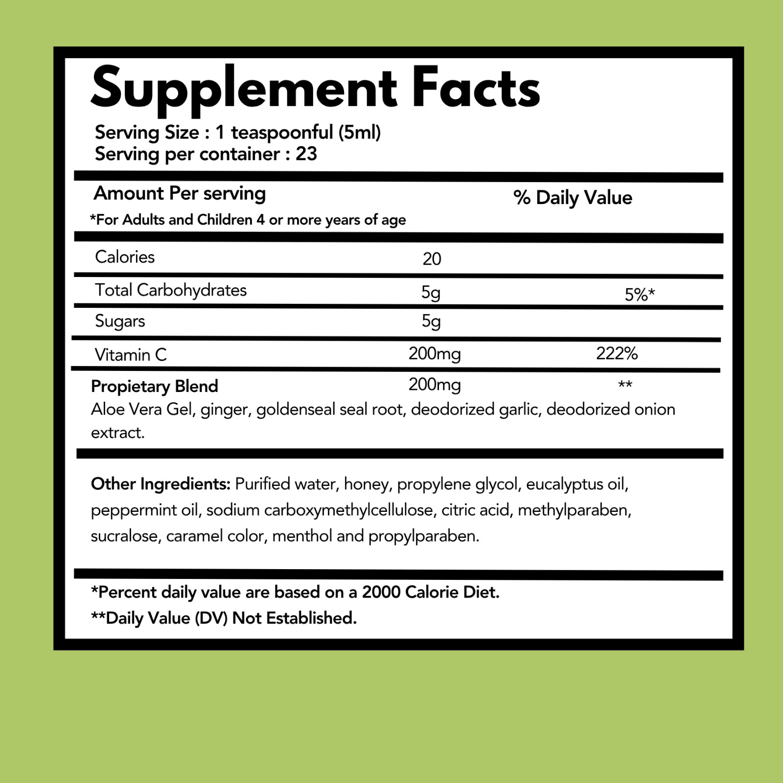 Arymar Imefasma Syrup with Honey & Ginger – Natural Formula – 4 fl oz (2-Pack)