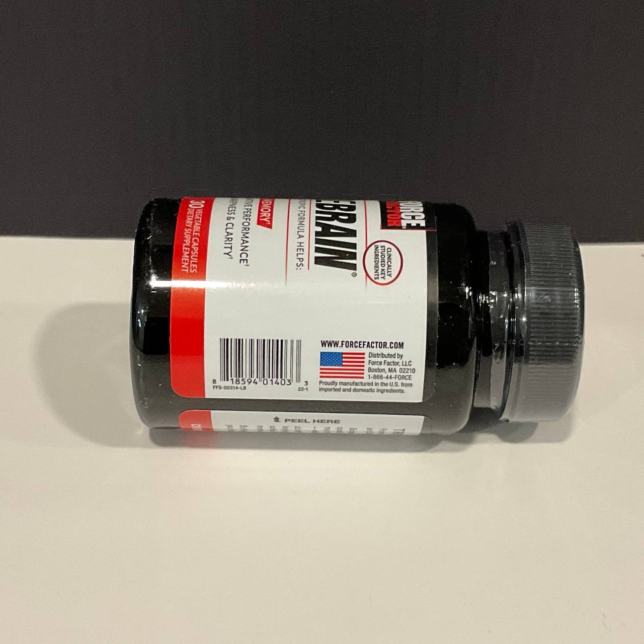 Force Factor Forebrain Nootropic 30 Capsules Memory Focus Cognitive EXP 05/2026