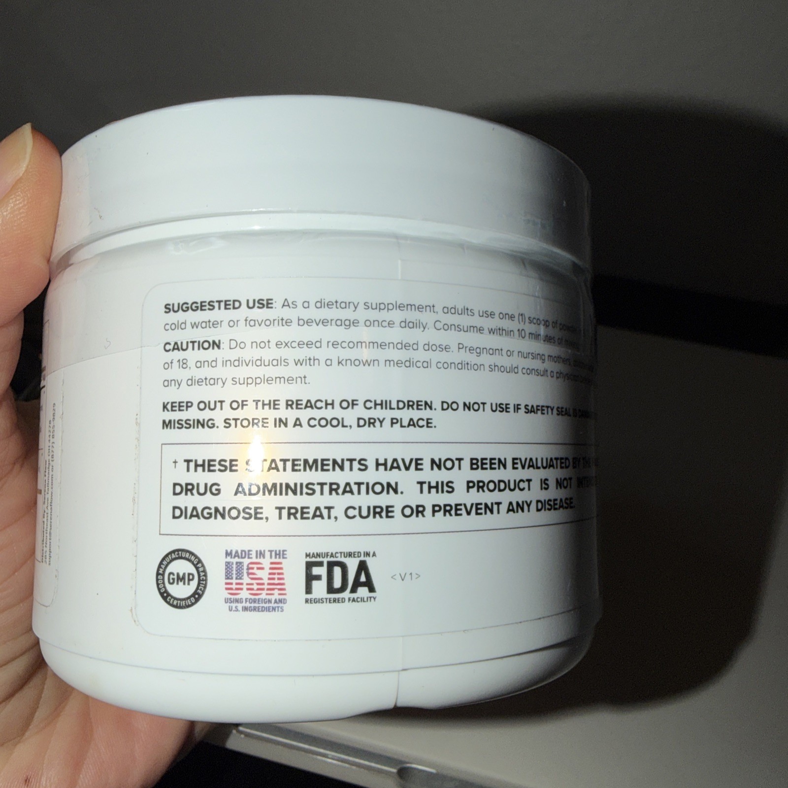 Serena Flow Dietary Supplement 4.44 Oz (30 Scoops ) Exp: 04/2028