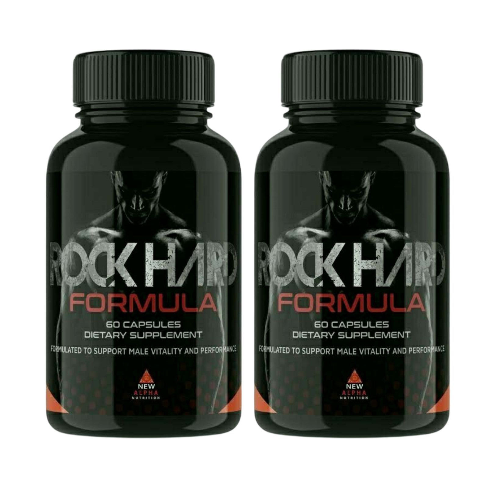 2-Pack Rock Hard Formula Pills, Rock Hard Formula Male Support – 120 Capsules