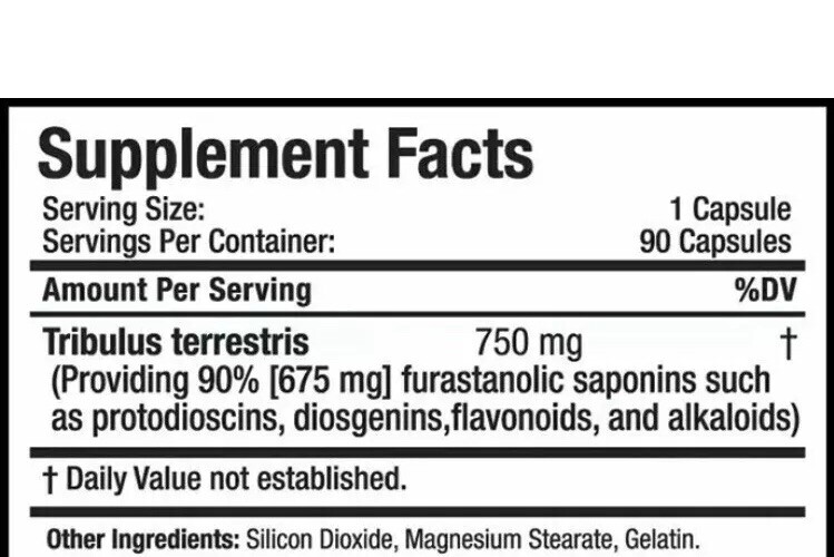 TRIBX90 – 90 Capsules – 100% Pure Tribulus Terrestris Tribex Allmax Nutrition