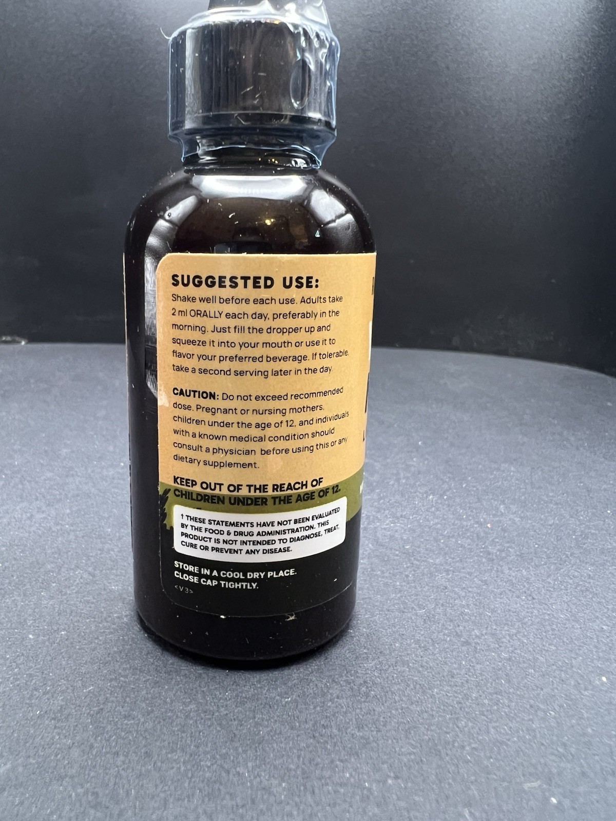RespiClear Wild Mullein Leaf Extract Liquid Drops Vegan Non-GMO Lemon 2 fl oz