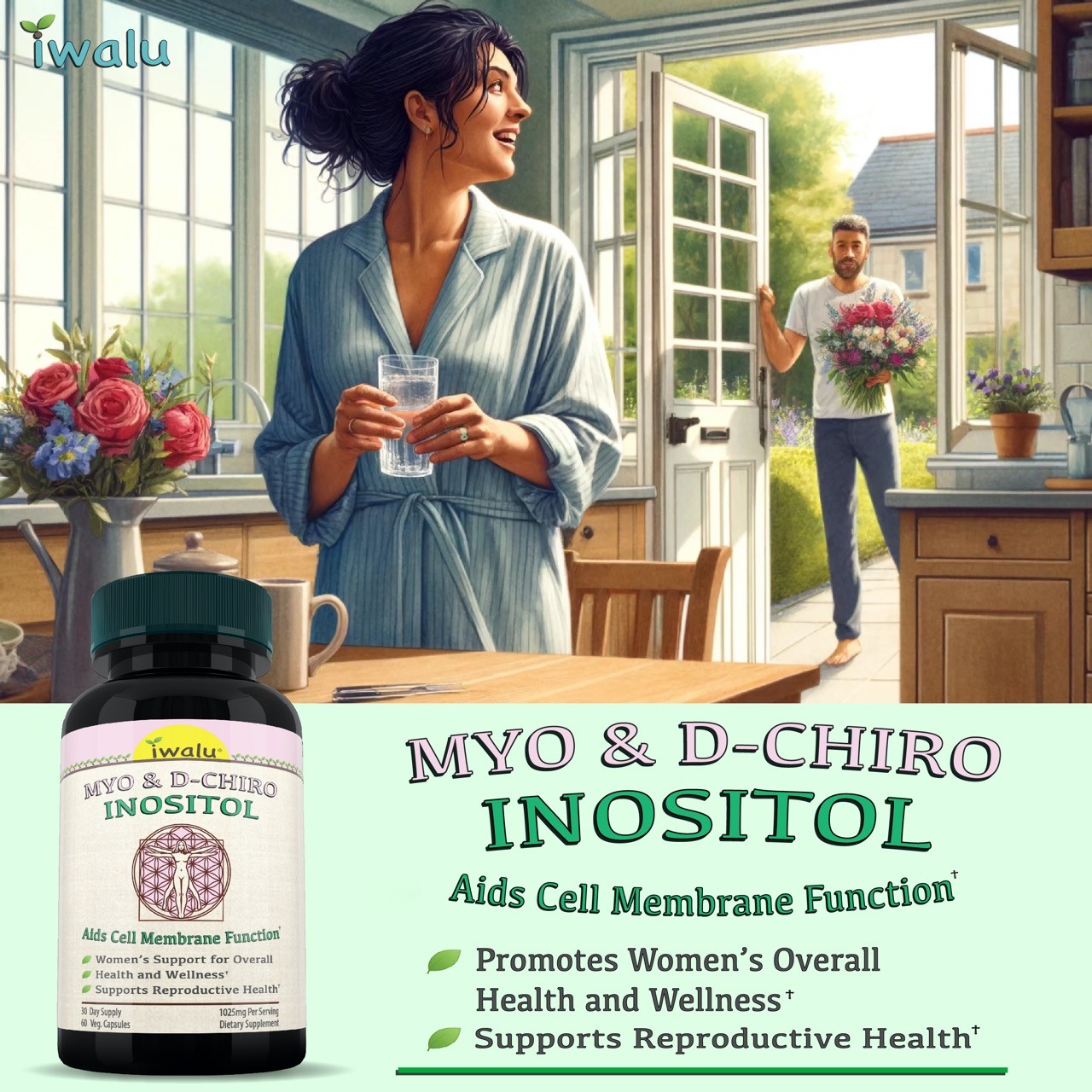 El Mejor Inositol Dosis 1025 Mg, IWALU Oficial | *ENVIO RAPIDO GRATIS* Mismo Día