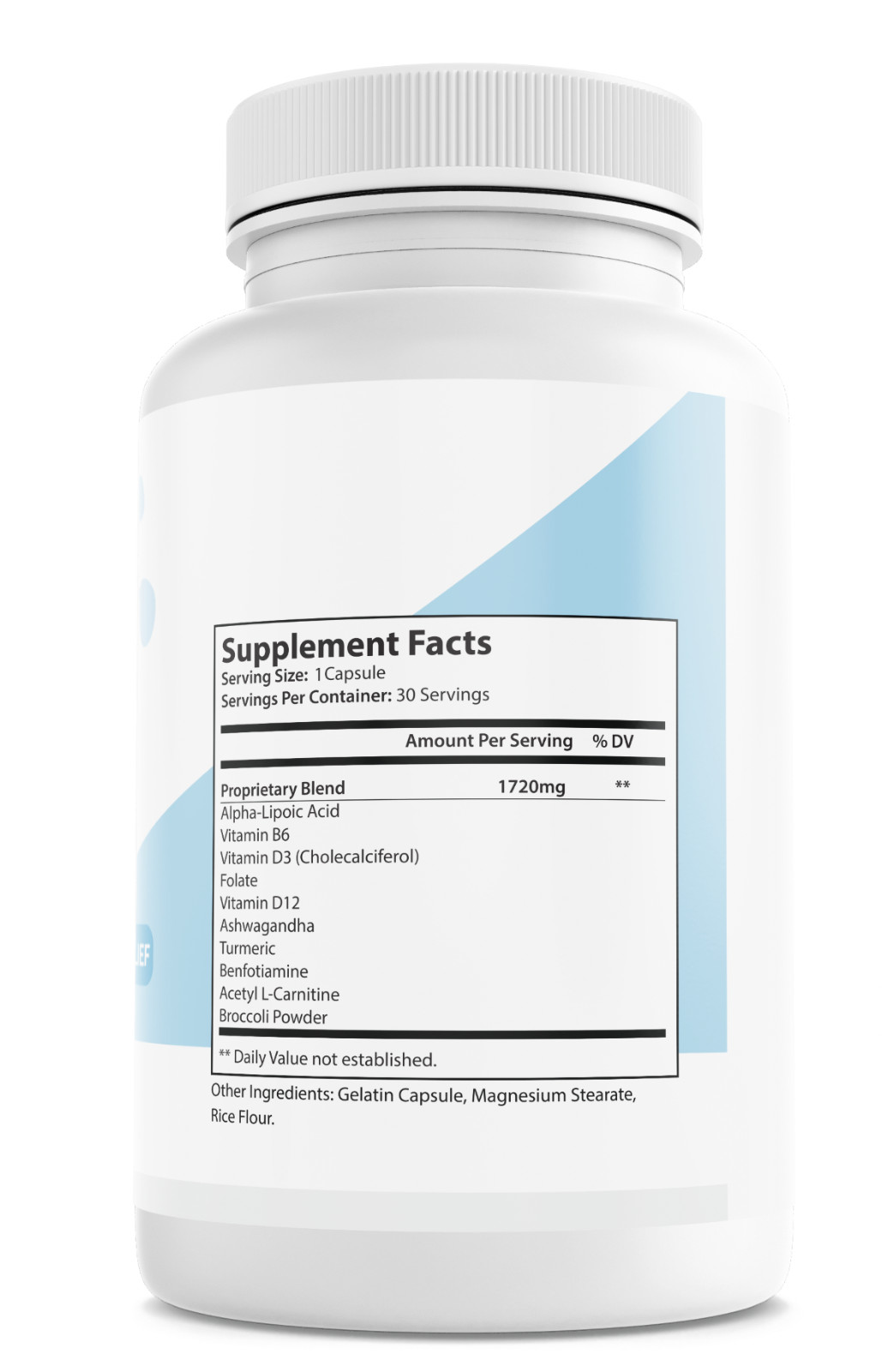 Nerve Flow Nerve Health and Function Support Dietary Supplement 30 Capsules