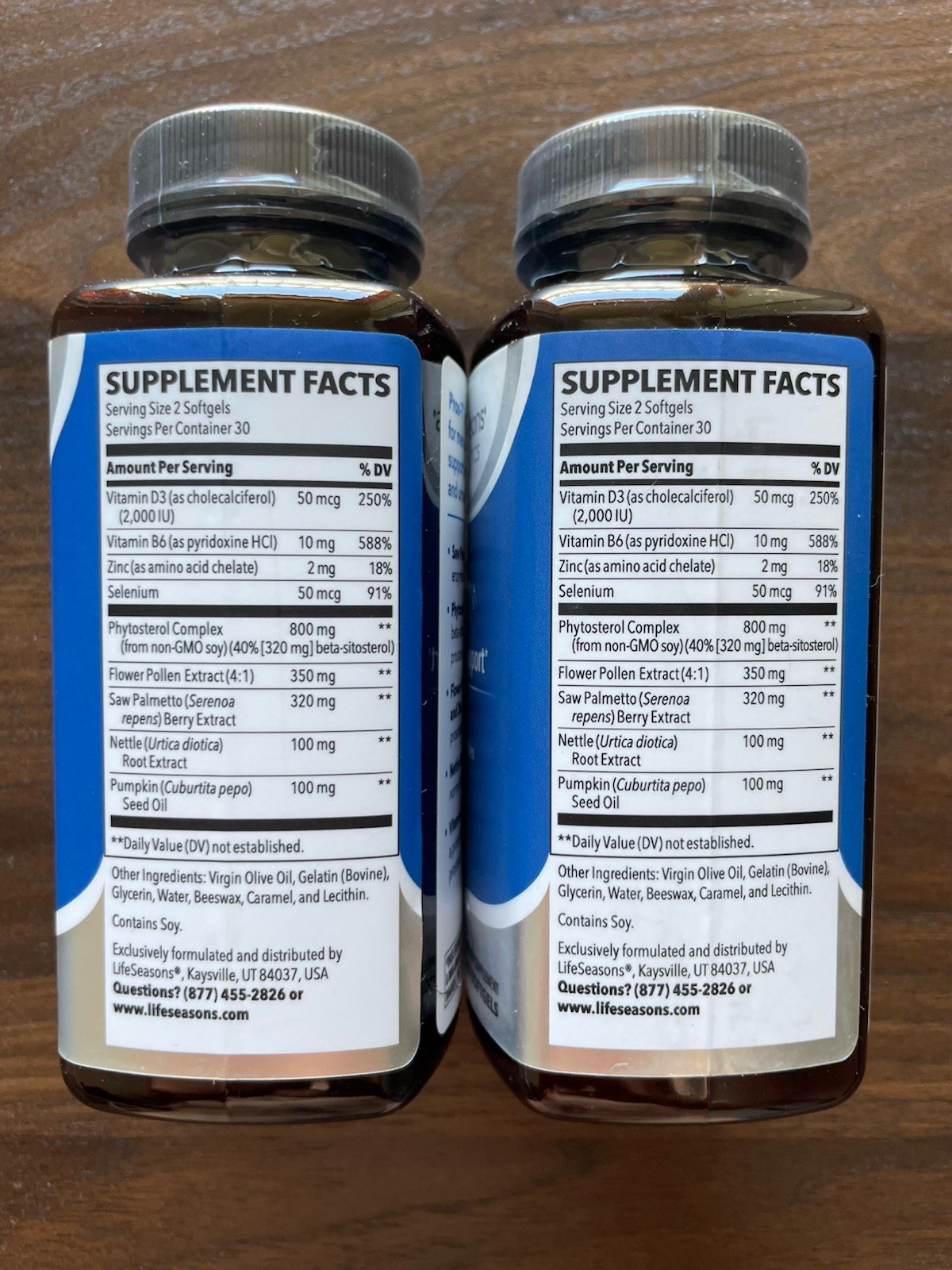 LifeSeasons Therapeutics Pros-T Prostate Support 60 Softgels Exp 2027 (2)