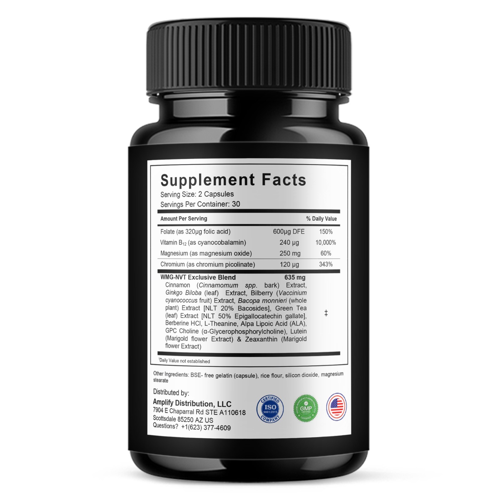 (2 Pack) Brain Honey Advanced Nootropic Supplement, Brain Honey (120 Capsules)