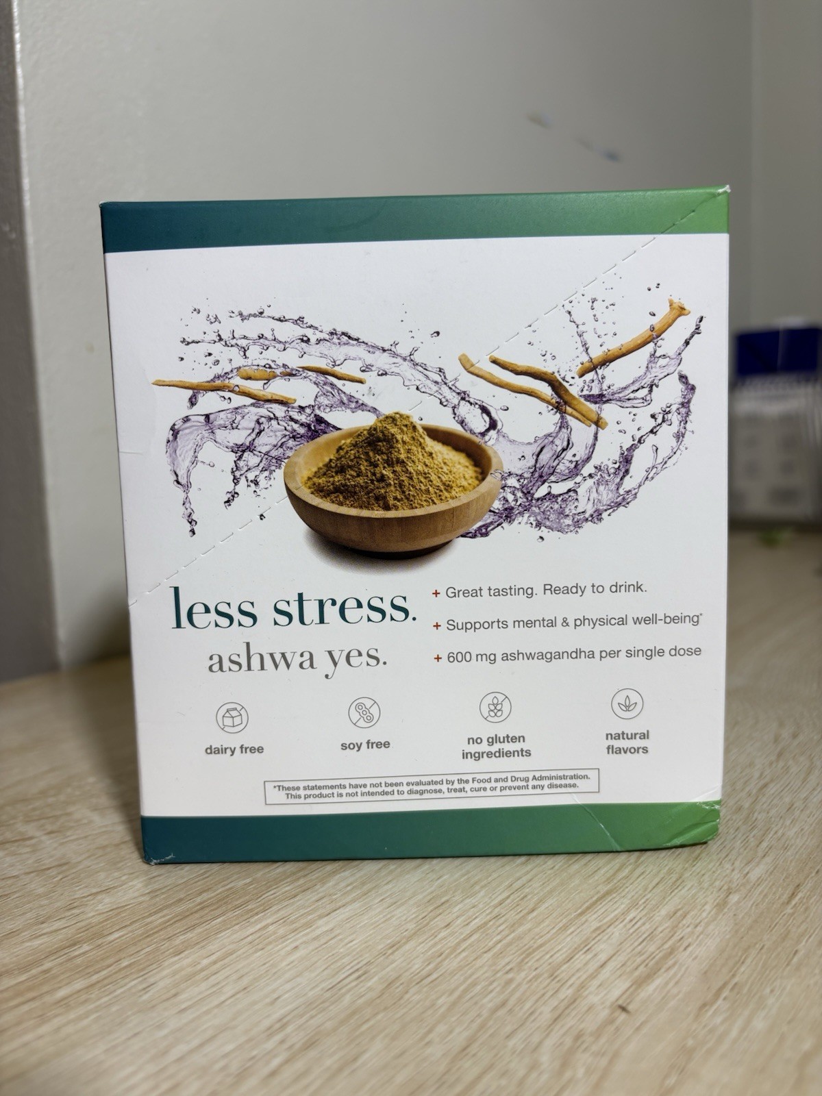 Less Stress Ashwagandha Drink Mix Powder Ready to Drink New