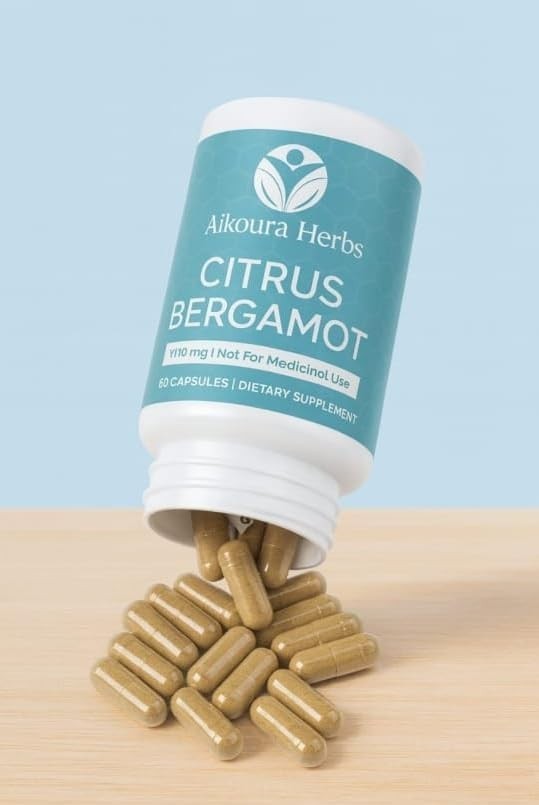 Citrus Bergamot 1110mg – High Potency Supplement-Vegan – 60 Capsules