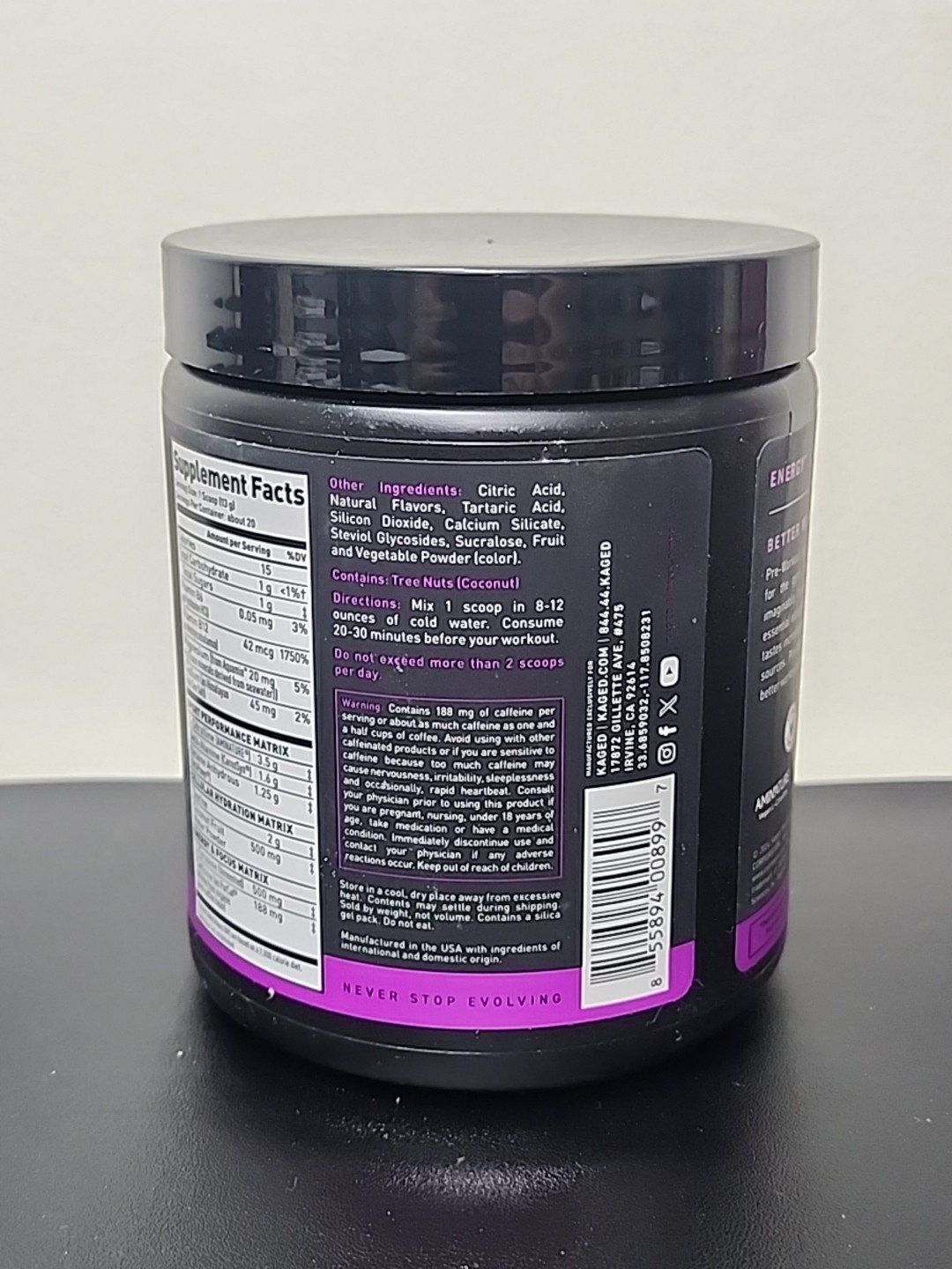 Pre-Workout, Sport, Glacier Grape, 9.52 oz (270 g)