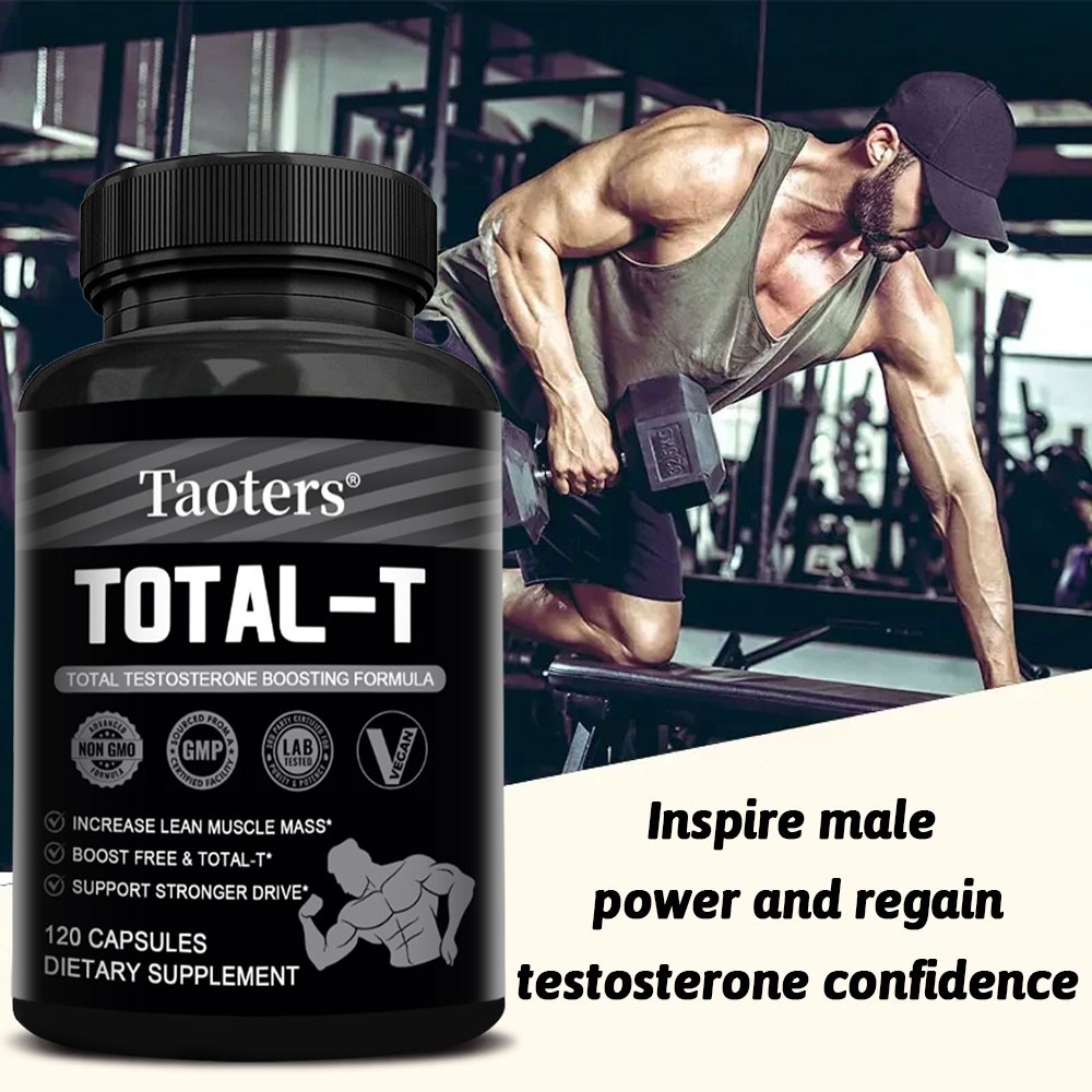 TOTAL-T – Testosteron Booster for Men, Improve Muscle Strength-FOR MEN WOMEN