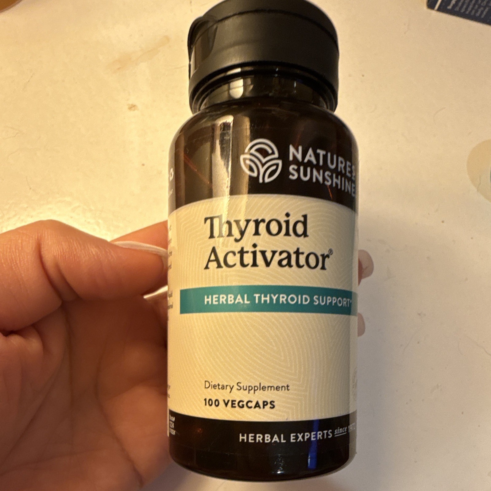 Nature’s Sunshine Thyroid Activator Thyroid Support Veg 100 Caps 871mg