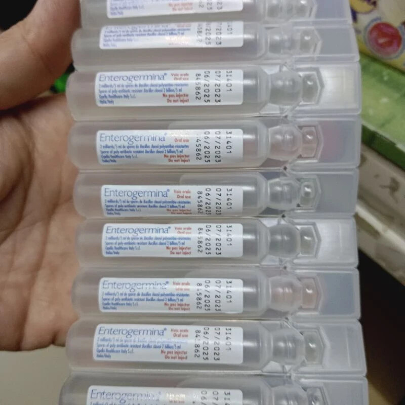 Enterogermina Bacillus Clausii Probiotic 2 Billion CFU/5mL (20 Vials) New