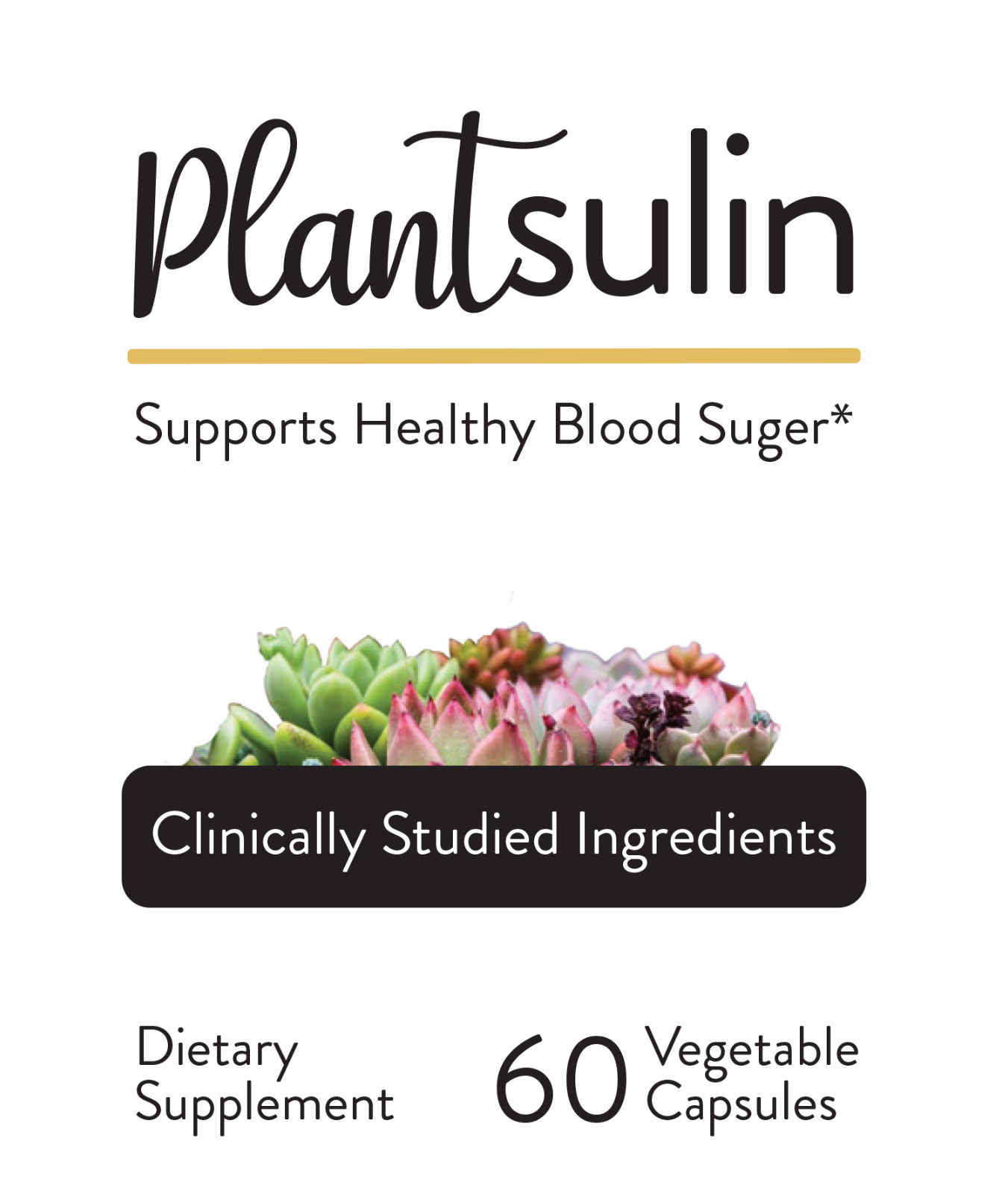 Plantsulin Blood and Weight Support Capsules – Genuine 60 Capsules