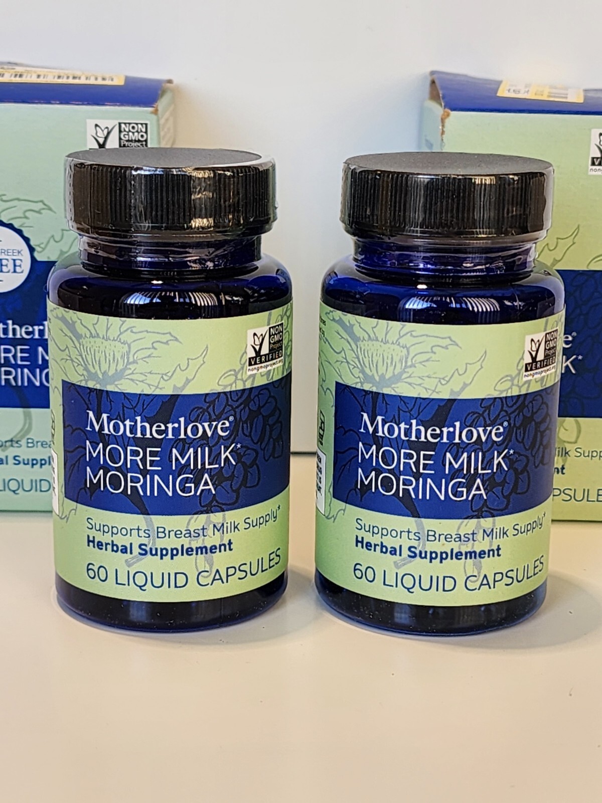 Motherlove More Milk Moringa Herbal Supplement 60 Capsules Each, Expires 01/2026
