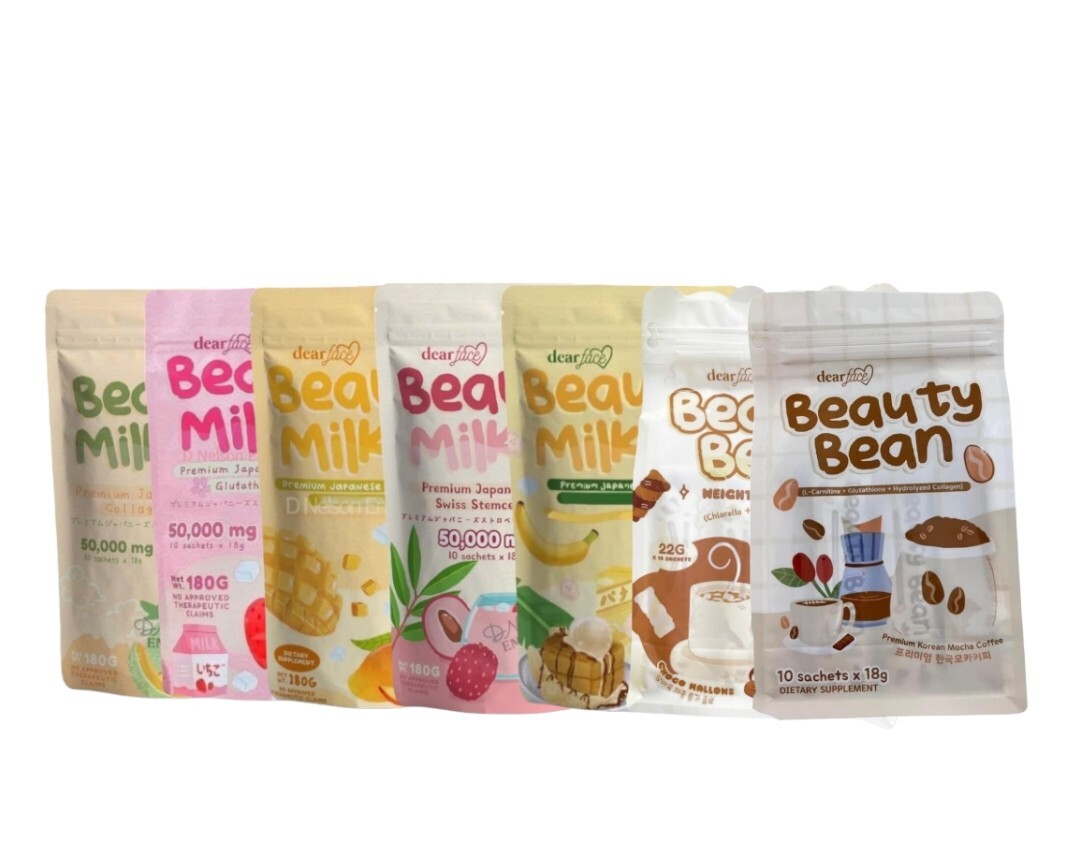 Dear Face Beauty Milk and Beauty Bean Products Available