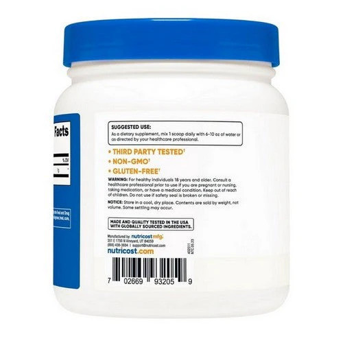 Betaine Hcl Unflavoured 507 Grams by Nutricost