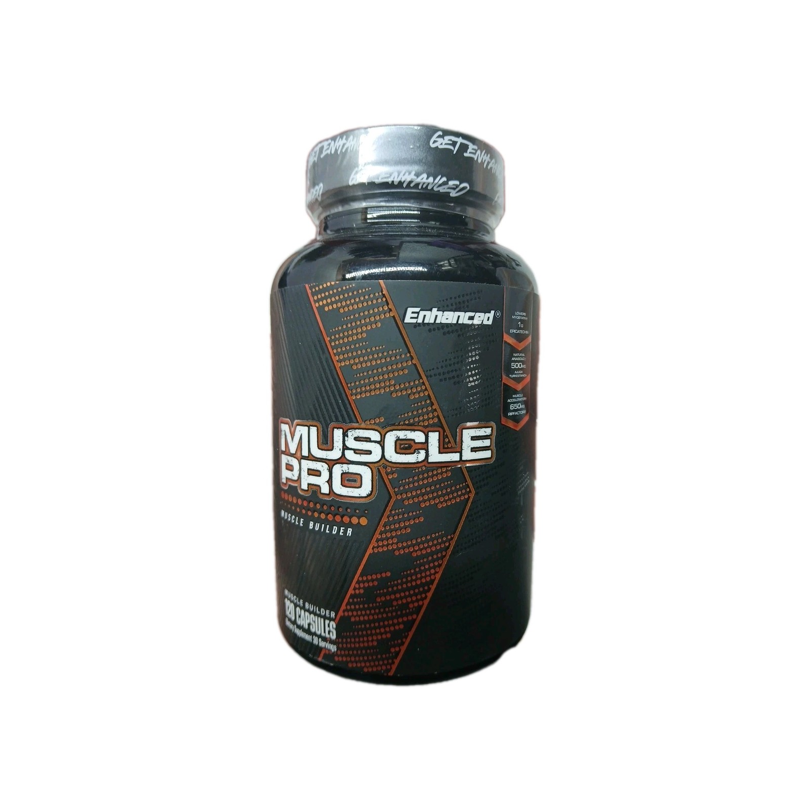 Enhanced Muscle Pro Muscle Builder Supplement Muscle Growth 120 Capsules