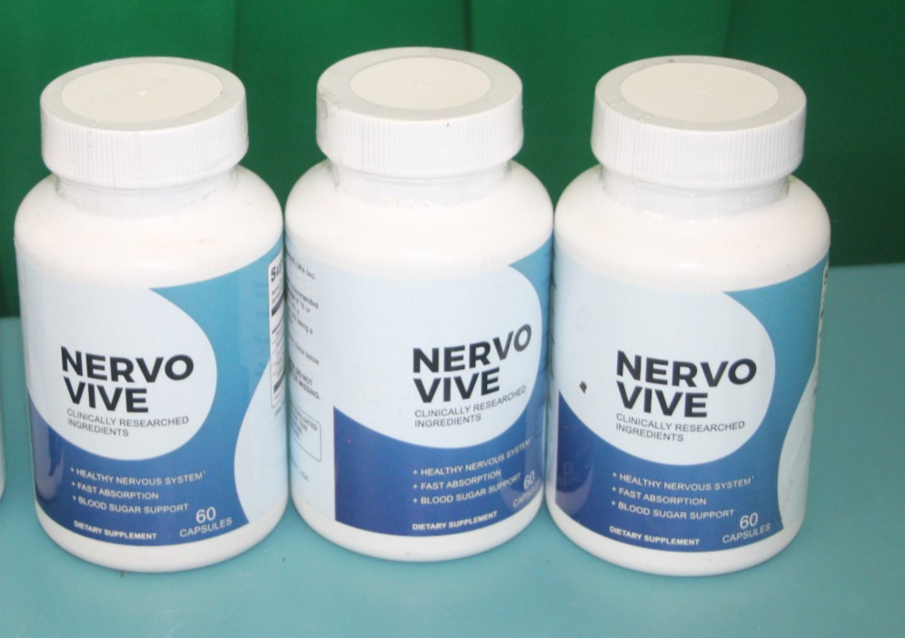 LOT OF 3 NERVO VITE 60 Capsules 180 TOTAL SEALED BOTTLES EXP 12/2026 SUPPLEMENT