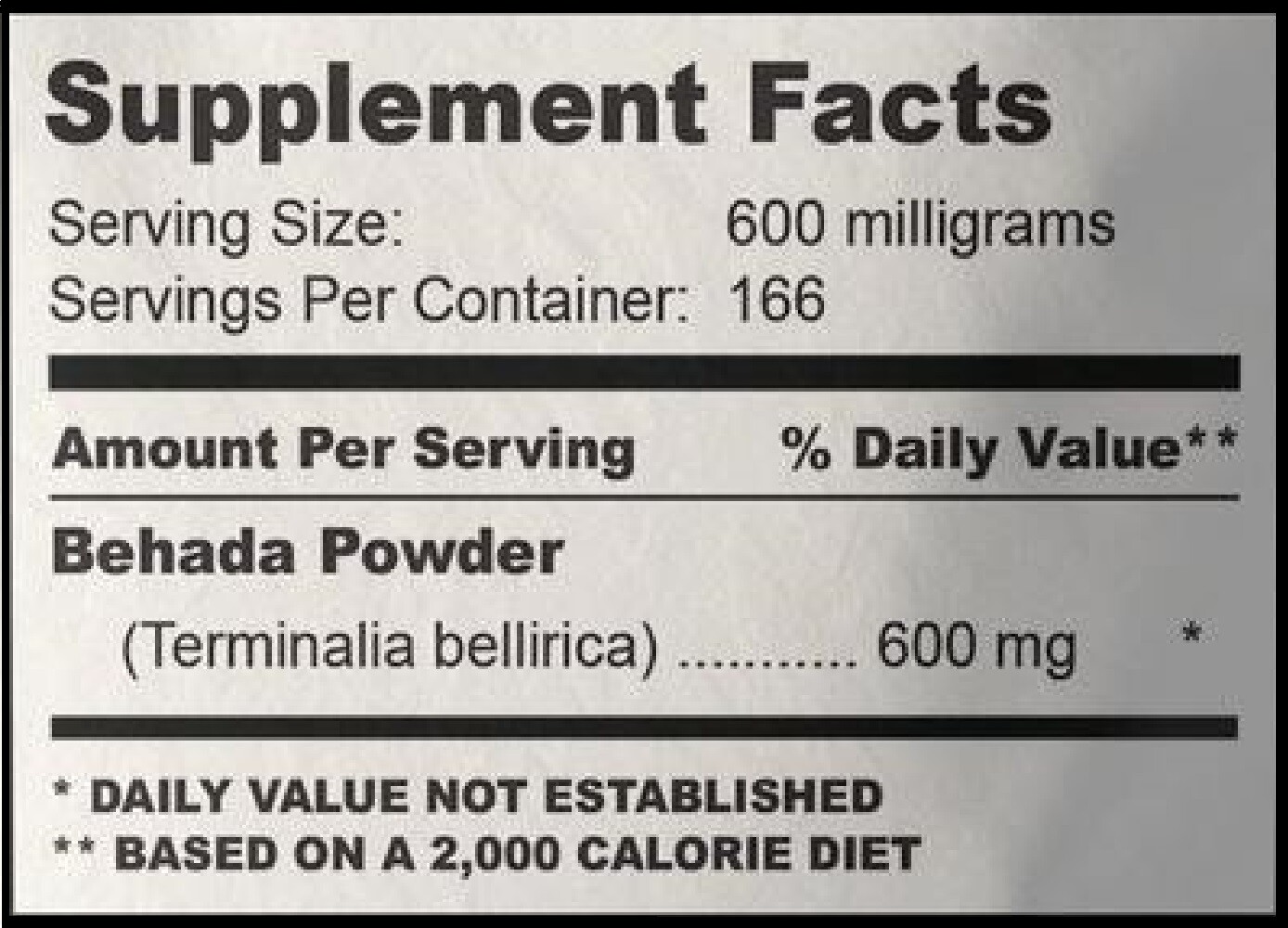 Baheda Powder (Bibhitaki) | 100 Grams (3.53 Ounces) For Hair & Skin
