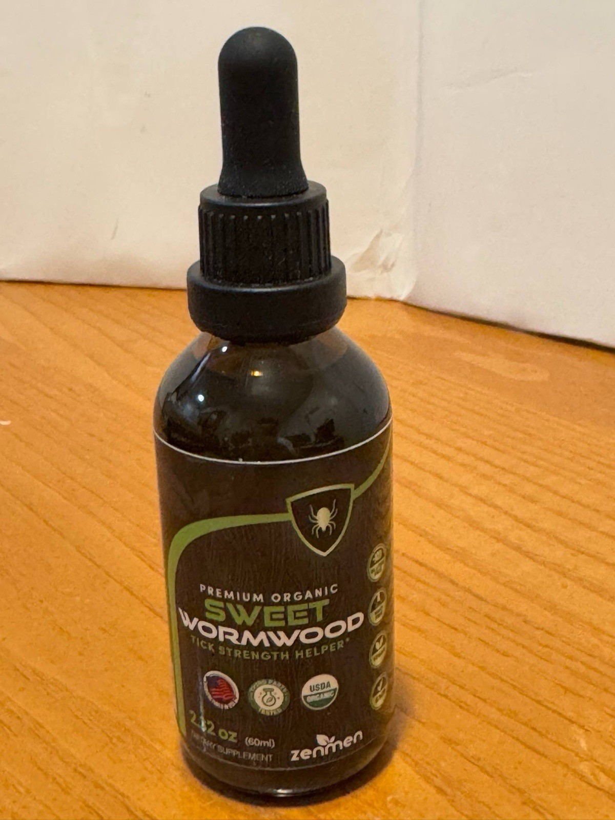 ZenMen Organic Sweet Wormwood Tincture 60ml – Gluten Free,Non-GMO