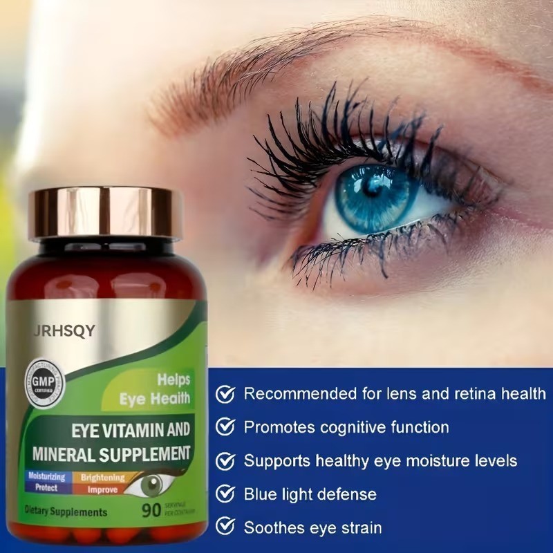 3 bottles Advanced Eye Vitamins and Mineral Supplement with Lutein& Zeaxanthin+