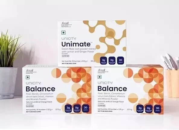 UNICITY FEEL GREAT BALANCE 60 SACHET & UNIMATE 30 SACHET BEST FOR HEALTH US