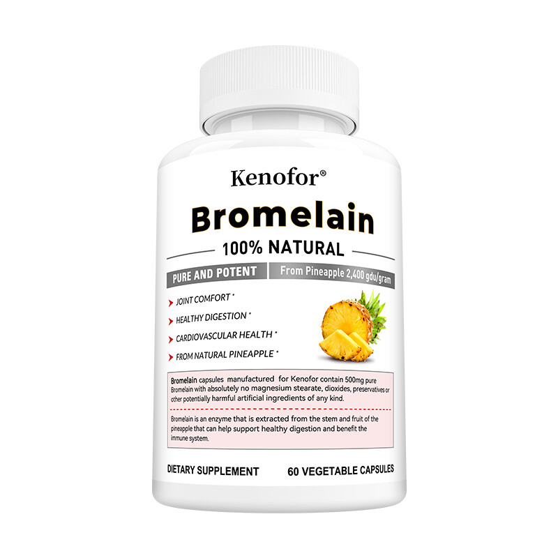 Bromoelain Supplement – Balance Blood Circulation 30 To 120 Caps