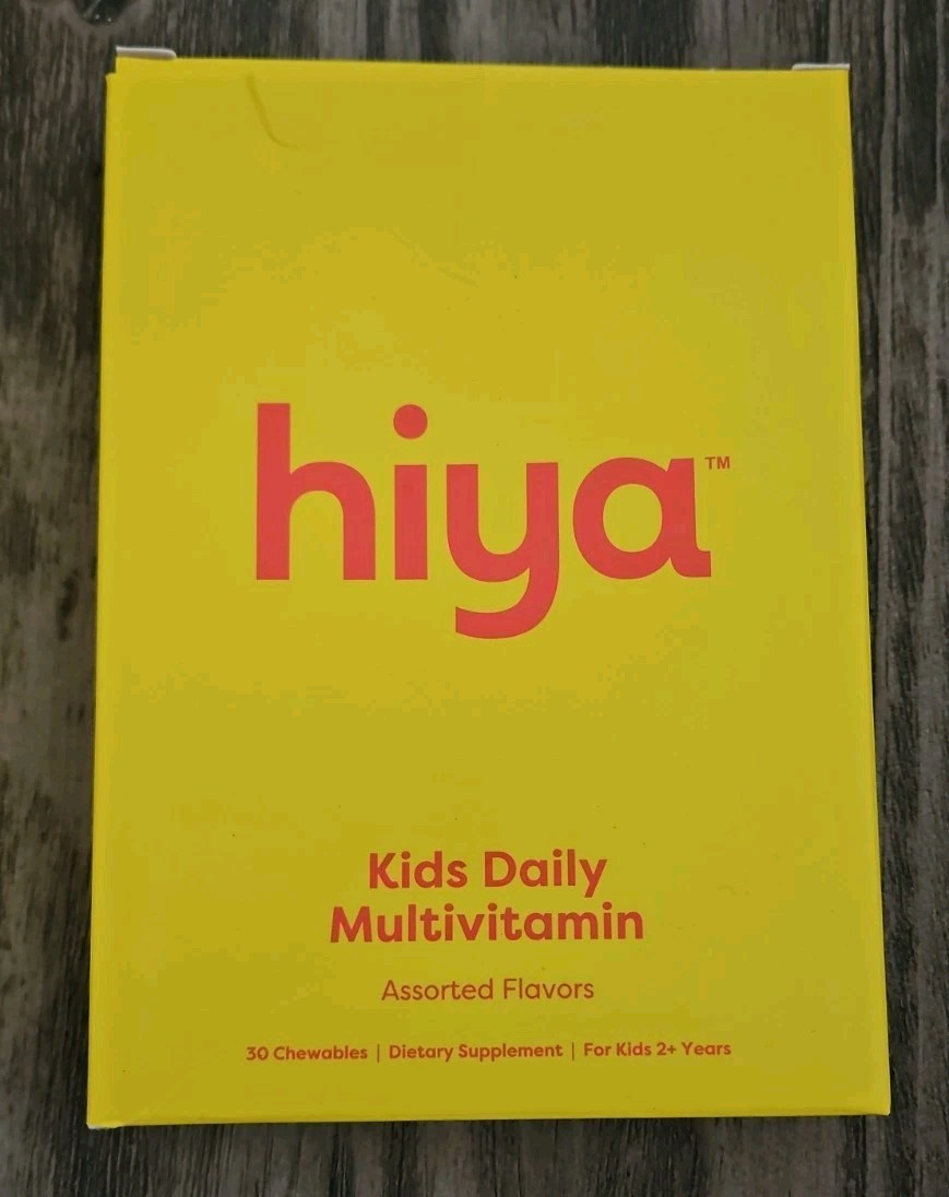 2X Hiya Kids Daily Multivitamin Assorted Flavors 30 Chewable Supplements Age 2+