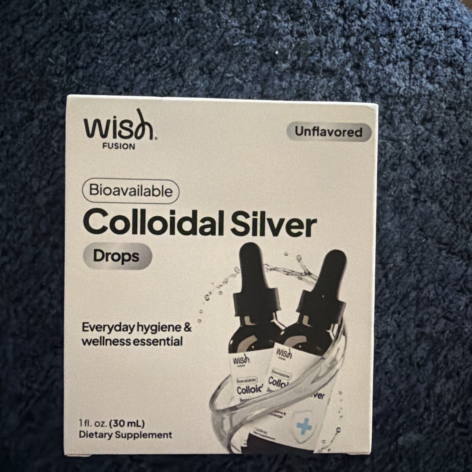 Wish Fusion Colloidal Silver Liquid Drops Unflavored 1fl.oz.