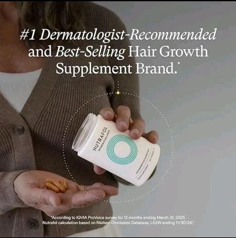 Nutrafols. Women’s Balance Hair Growth Supplements 120 Count, Ages 45&Up,