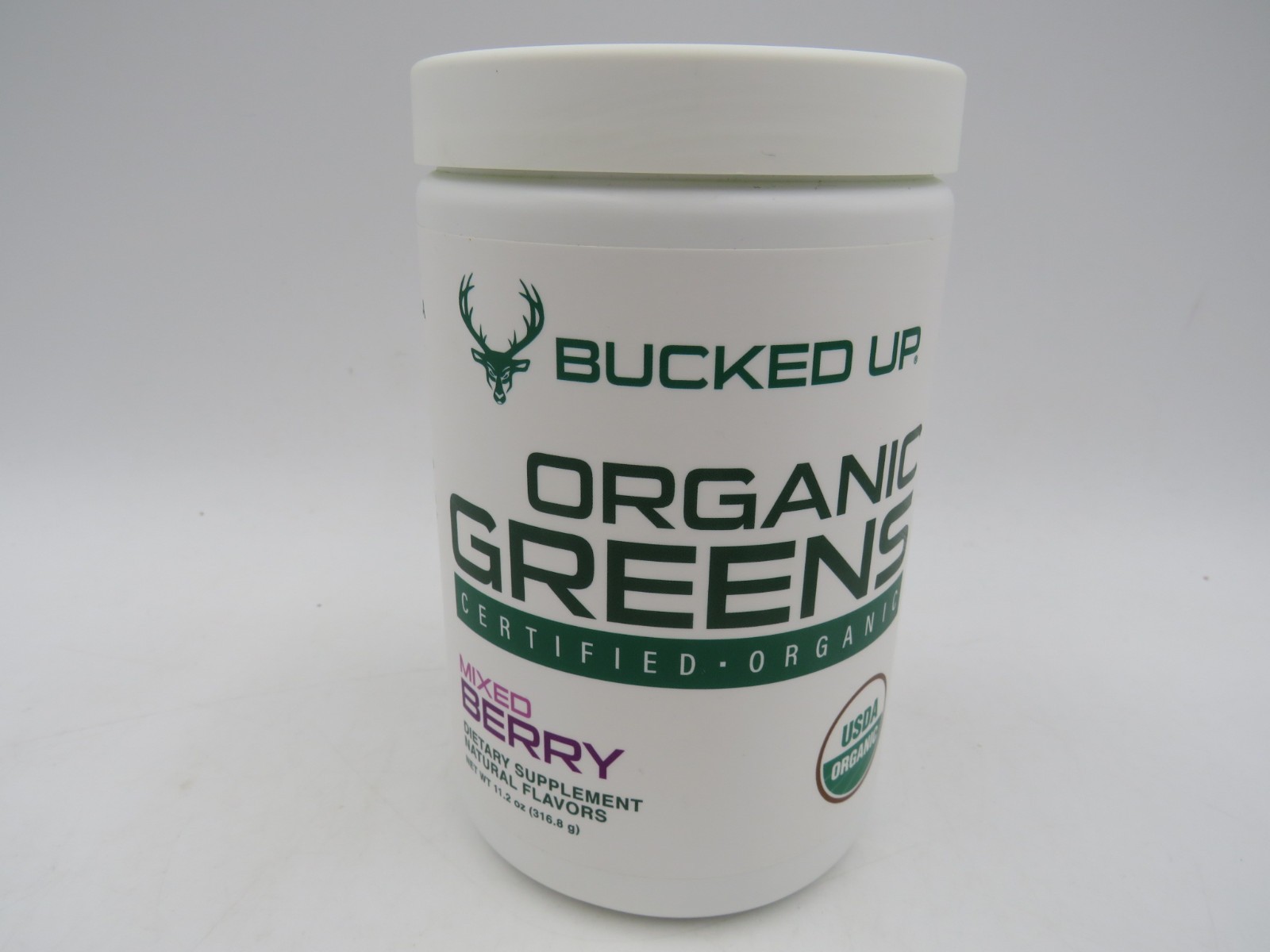 Bucked Up Organic Greens Mixed Berry Phytonutrients Antioxidants Immune 01/28