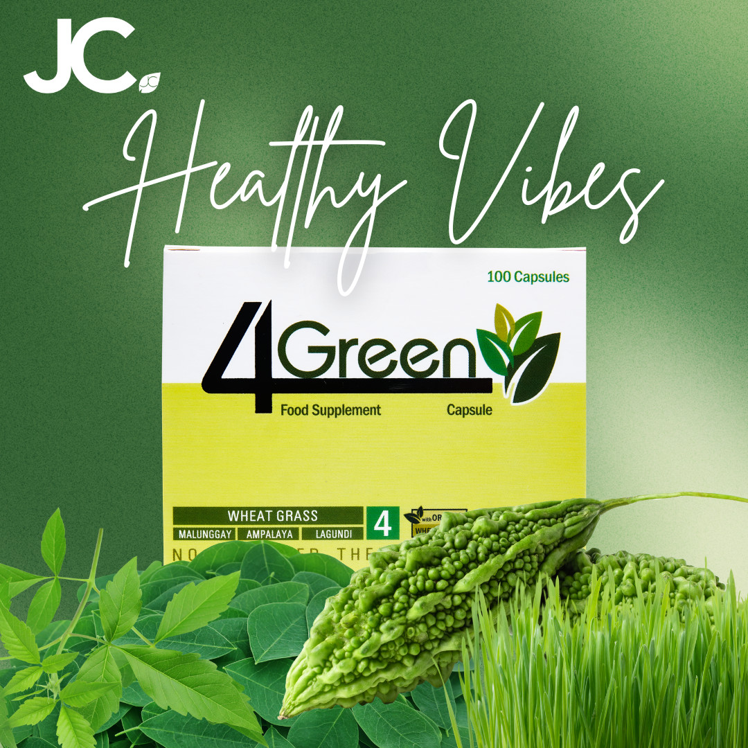 JC The power of 4 Green Supplement Box: 10 Blisters, Capsule: 500 mg