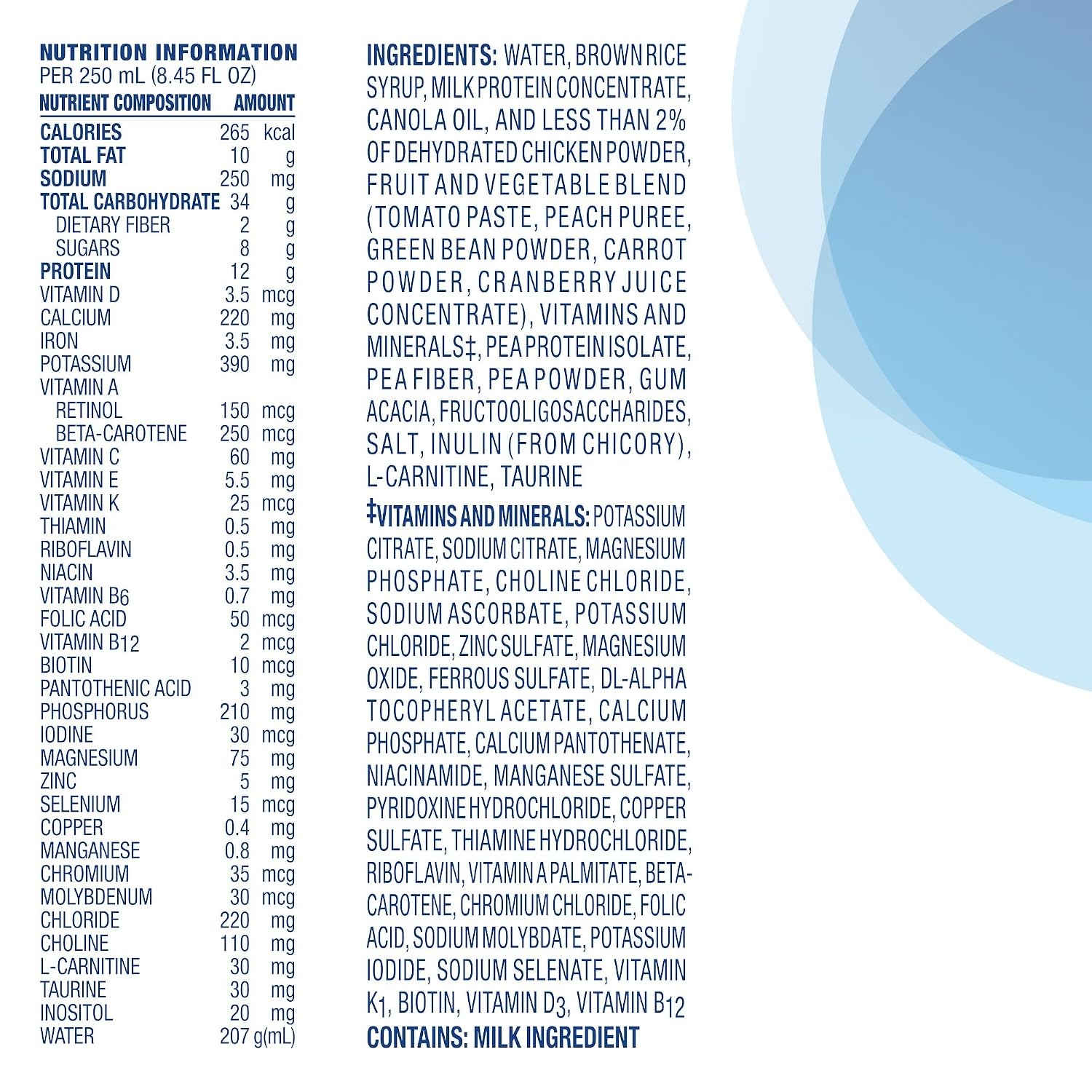 Nestle Compleat Formula Unflavored 8.45 oz Carton 24 Ct