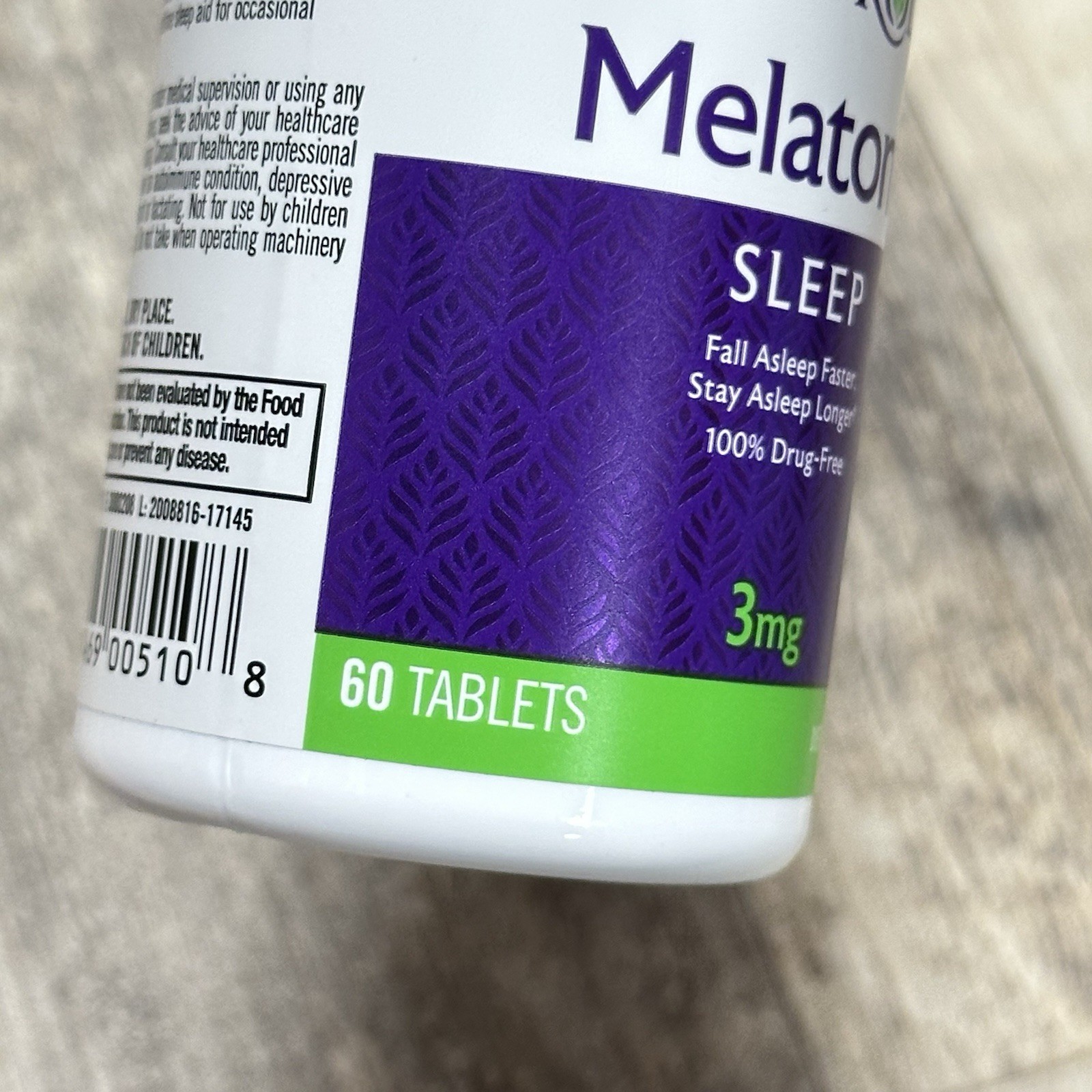4X Natrol Melatonin Time Release 3 mg 60 Tablets Each – 240 Total – Exp 11/2025