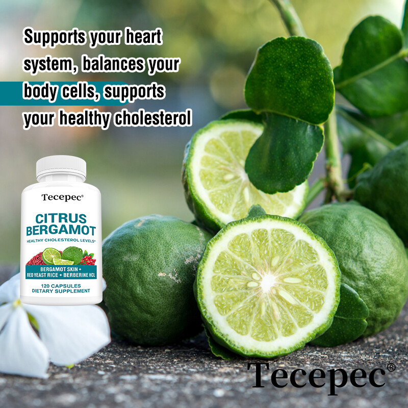 Extra Strength Citrus Bergamot Extract 500 mg, 30% Polyphenolic Flavanones