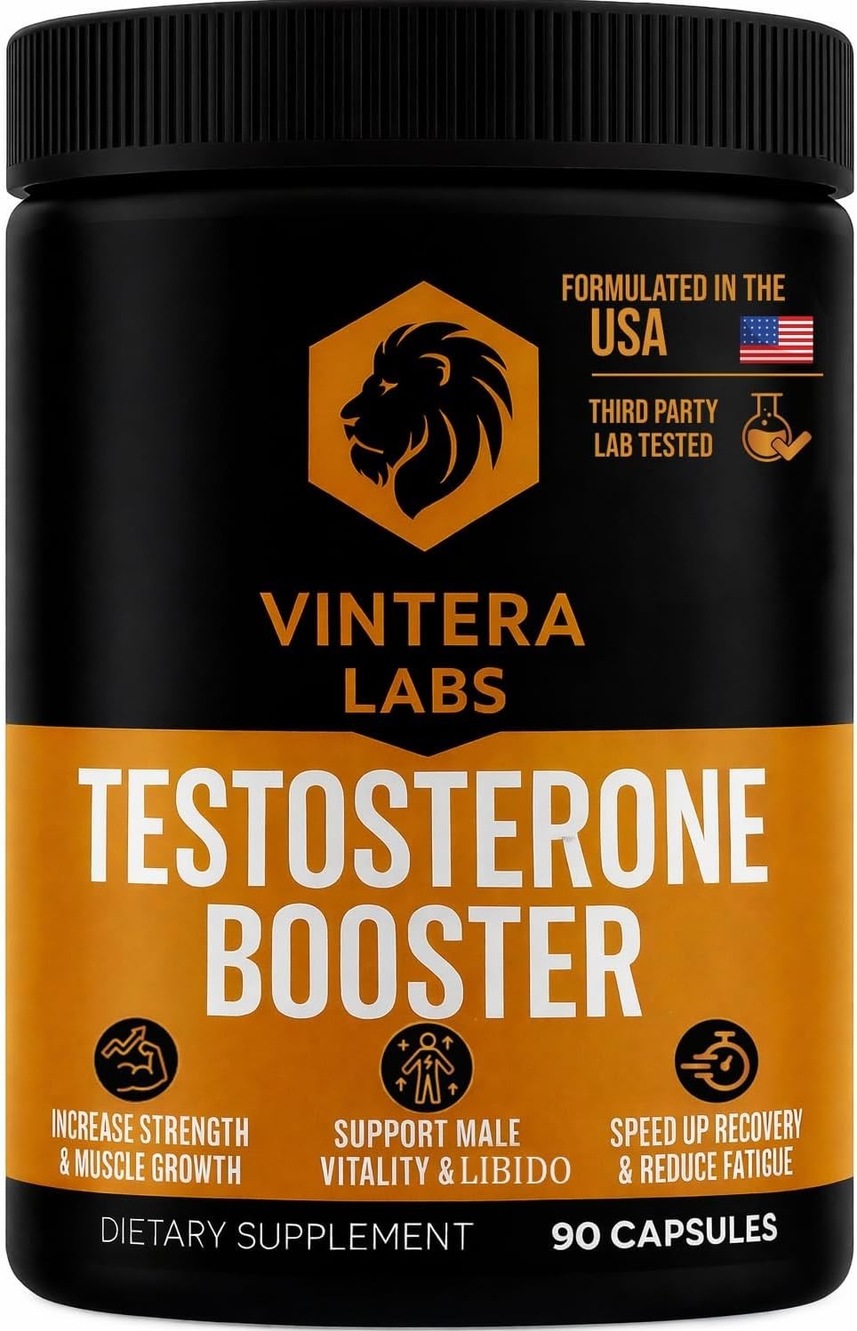 Testosterone Booster for Men High Potency Max Absorption -Ali, Turkesterone Maca