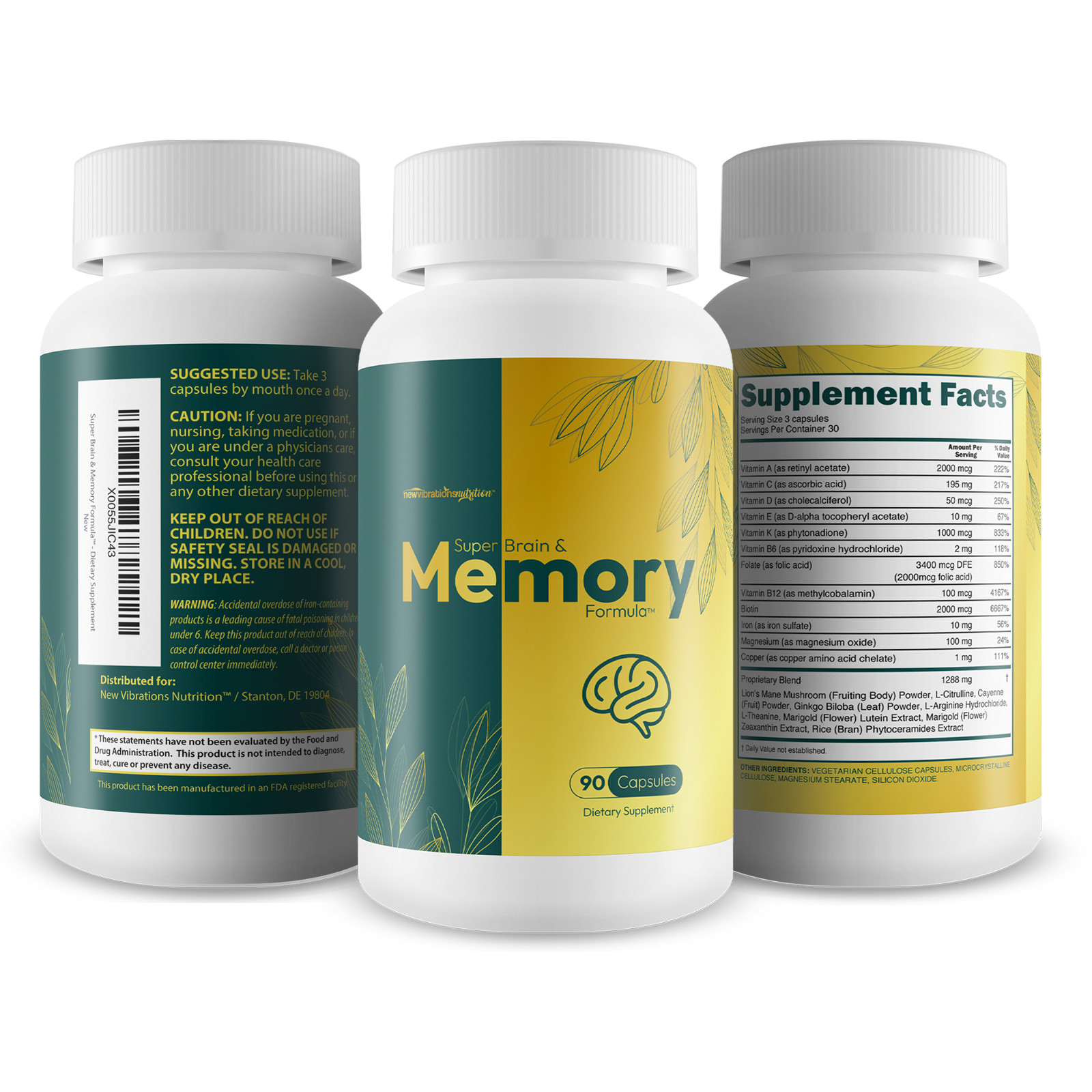 Super Brain & Memory Formula – Our Best Super Memory Formula – Premium Mind