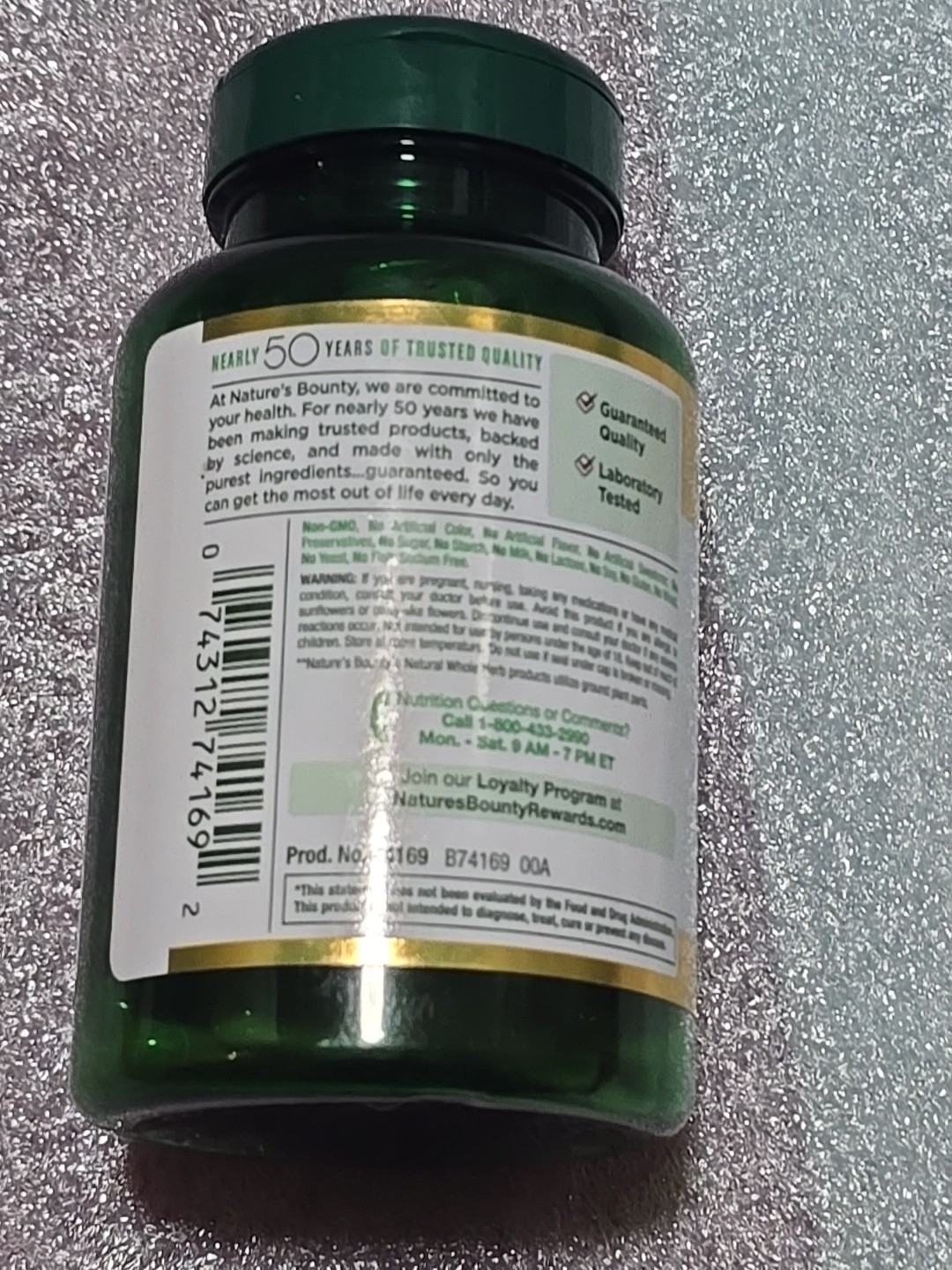 Nature’s Bounty Echinacea & Goldenseal Dietary Supplement 450mg 100 Capsules