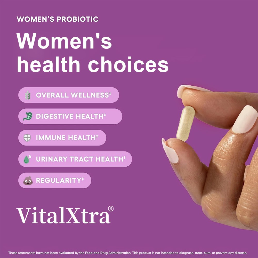 Probiotics For Women,W/ Prebiotics,Urinary Tract Health Bladder Support 120 Caps